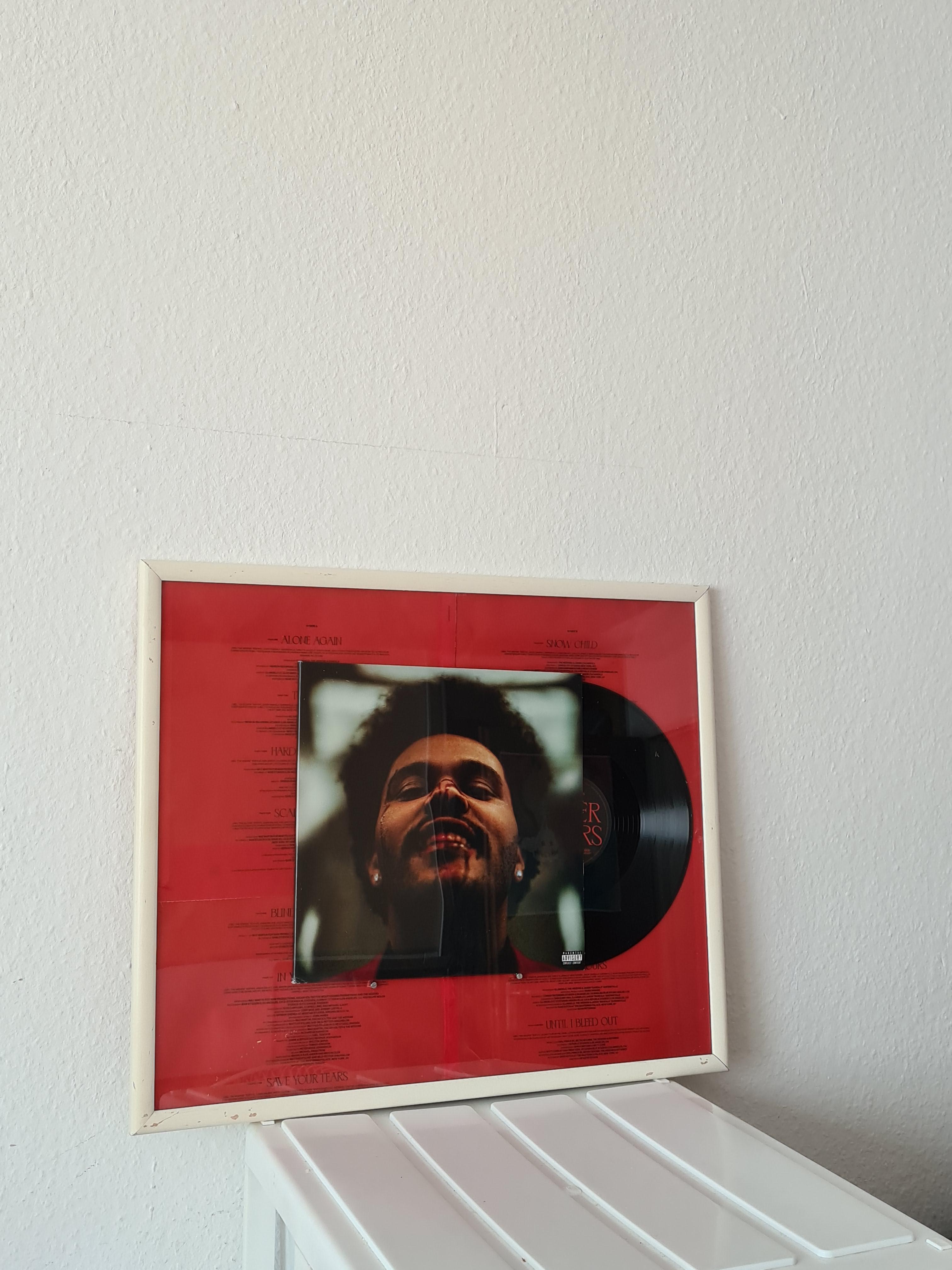 Just finished framing After Hours Lp Scrolller