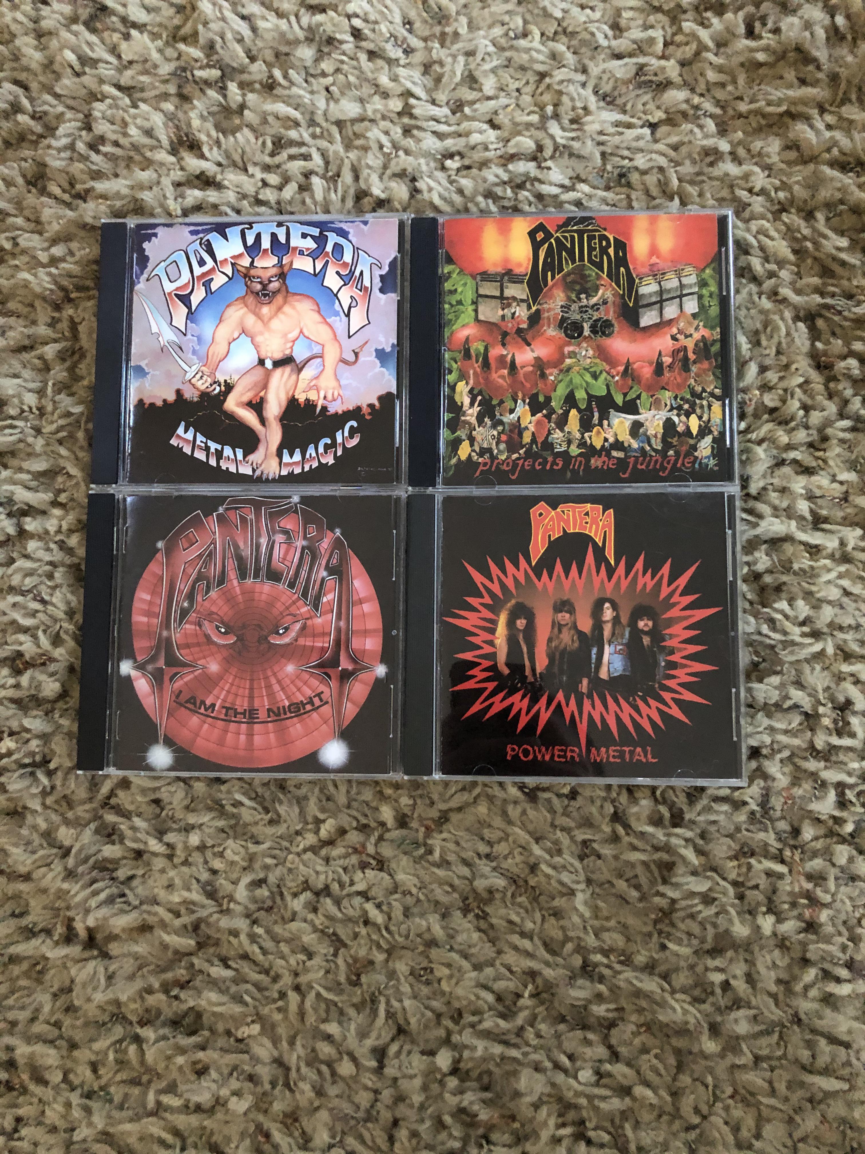 Just got my 4 bootlegged early pantera albums from Russia today... so ...