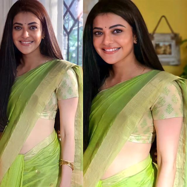 KAJAL AGGARWAL😍😍she is just irresistible....looking like a perfect wife ...