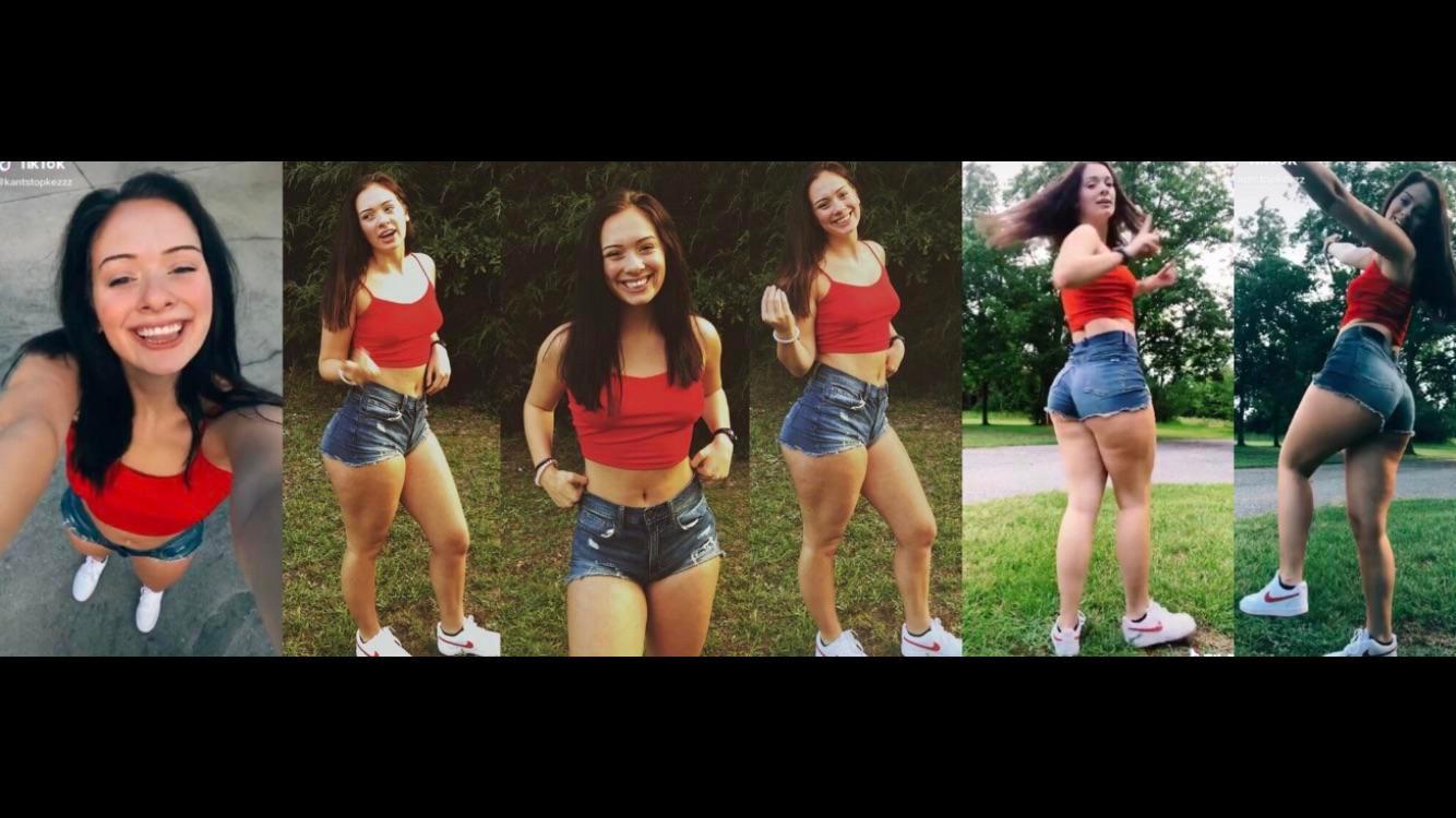 Kenzie The Pawg 🍑 In Denim Short Shorts Scrolller