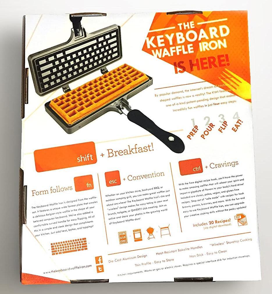 Keyboard waffle maker Scrolller
