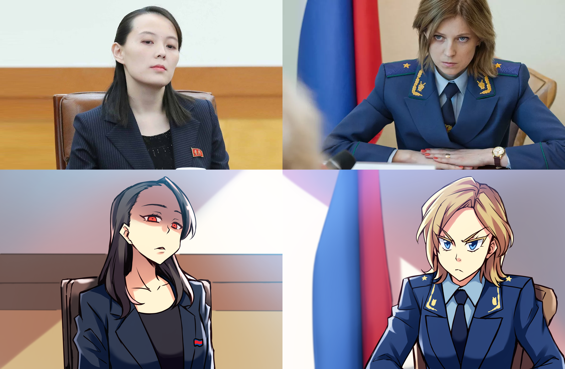 Kim Yo-jong vs Natalia Poklonskaya | Scrolller