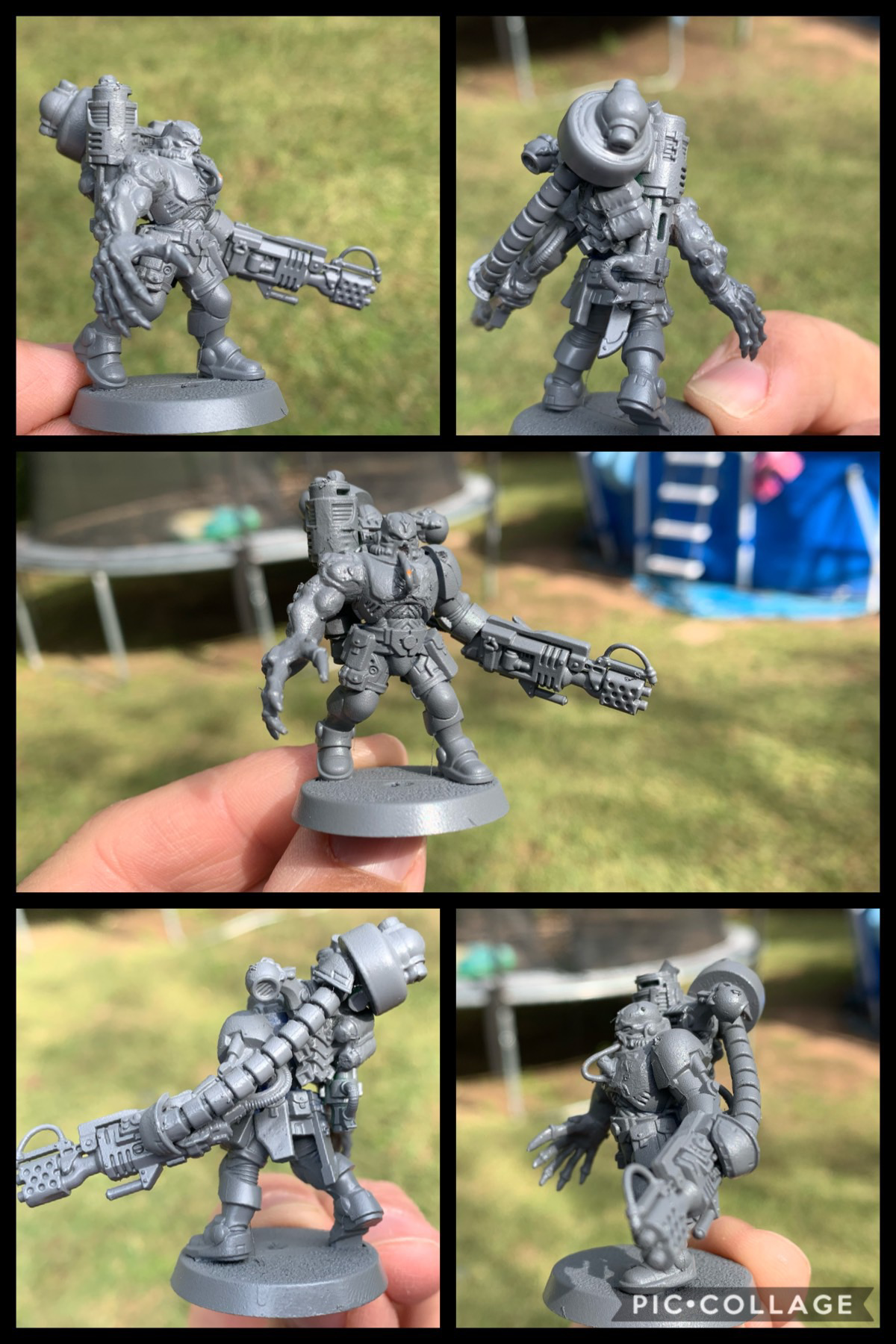Kitbashed warrior. | Scrolller