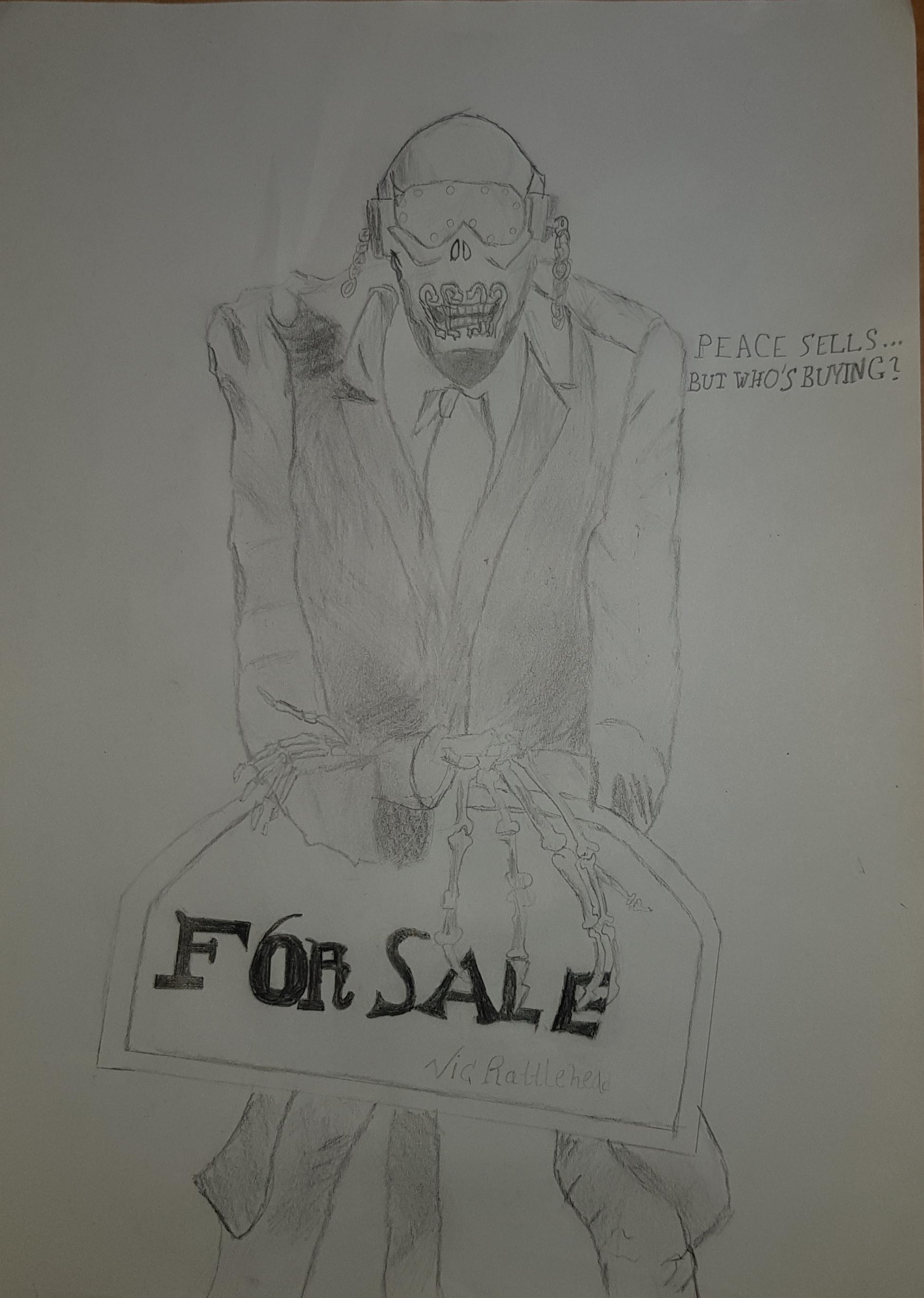 Last year we had free project in Art class, so I decided to draw Vic ...