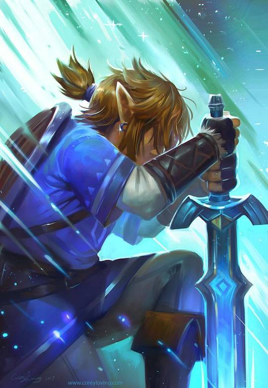 Legend of Zelda Breath of the Wild by coreyart7