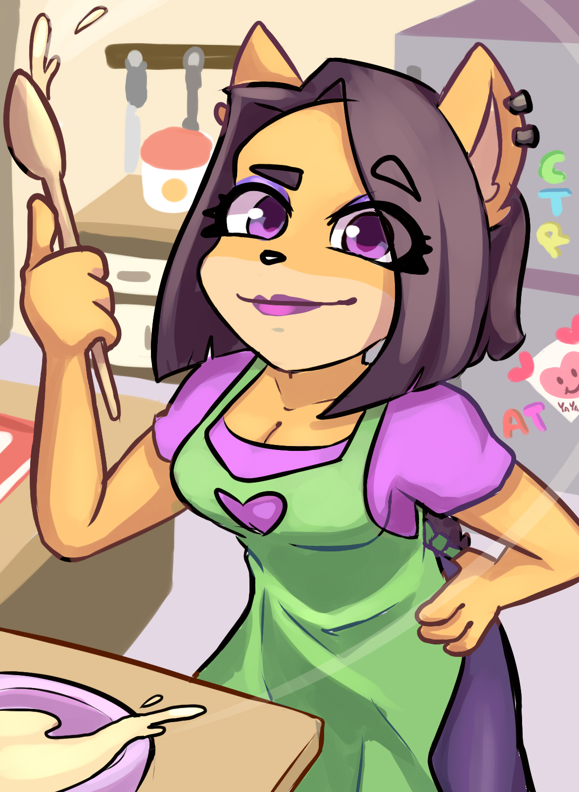 Liz cooking 🍪💜 (Alex_Toons) | Scrolller