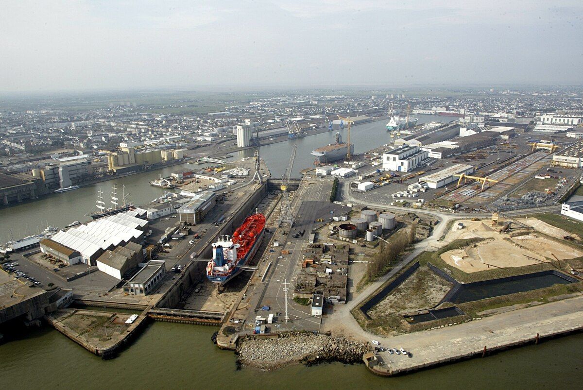 Louis Joubert Lock (Normandie Dock), SaintNazaire, France / was