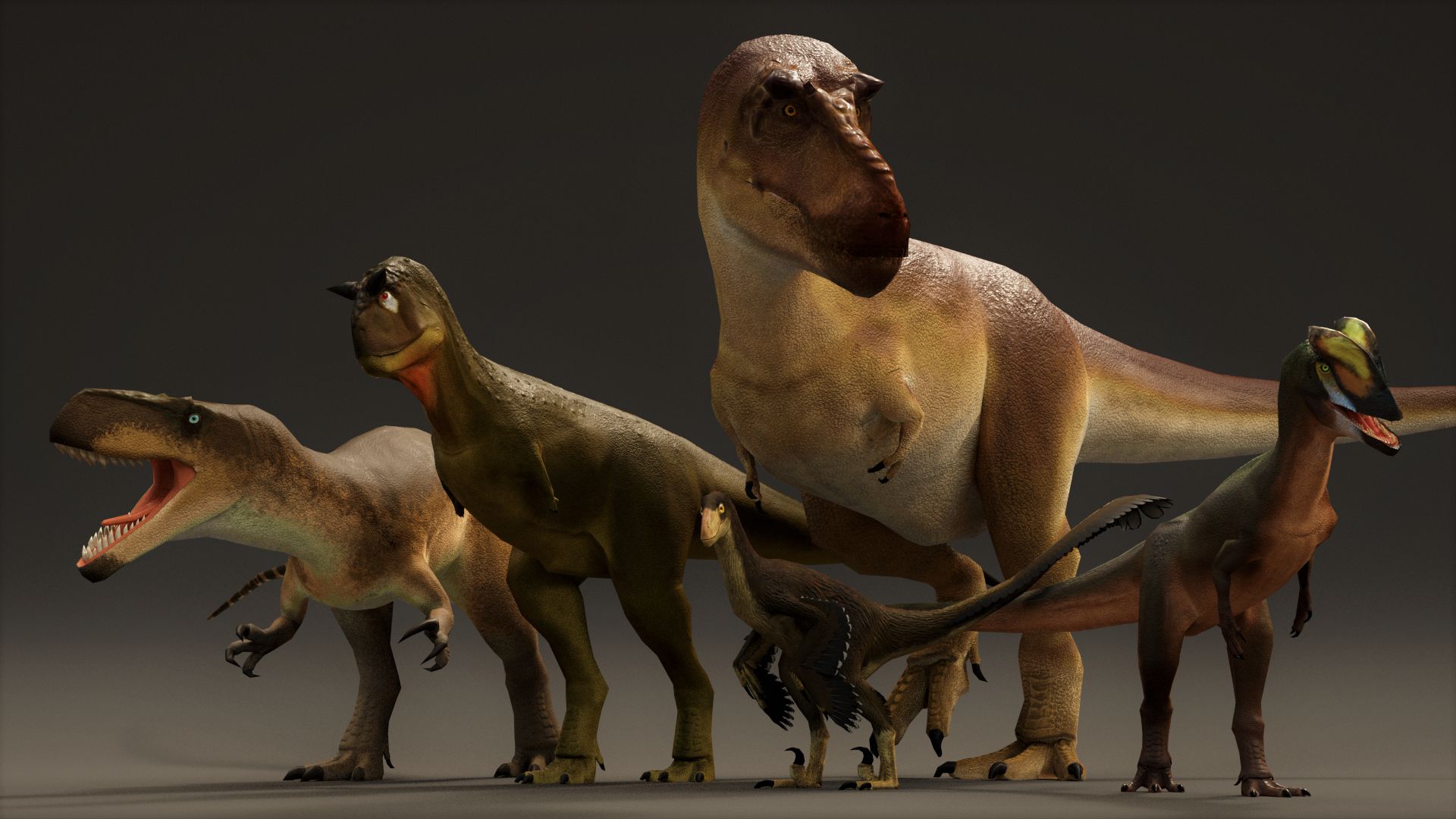 Low poly theropods | Scrolller
