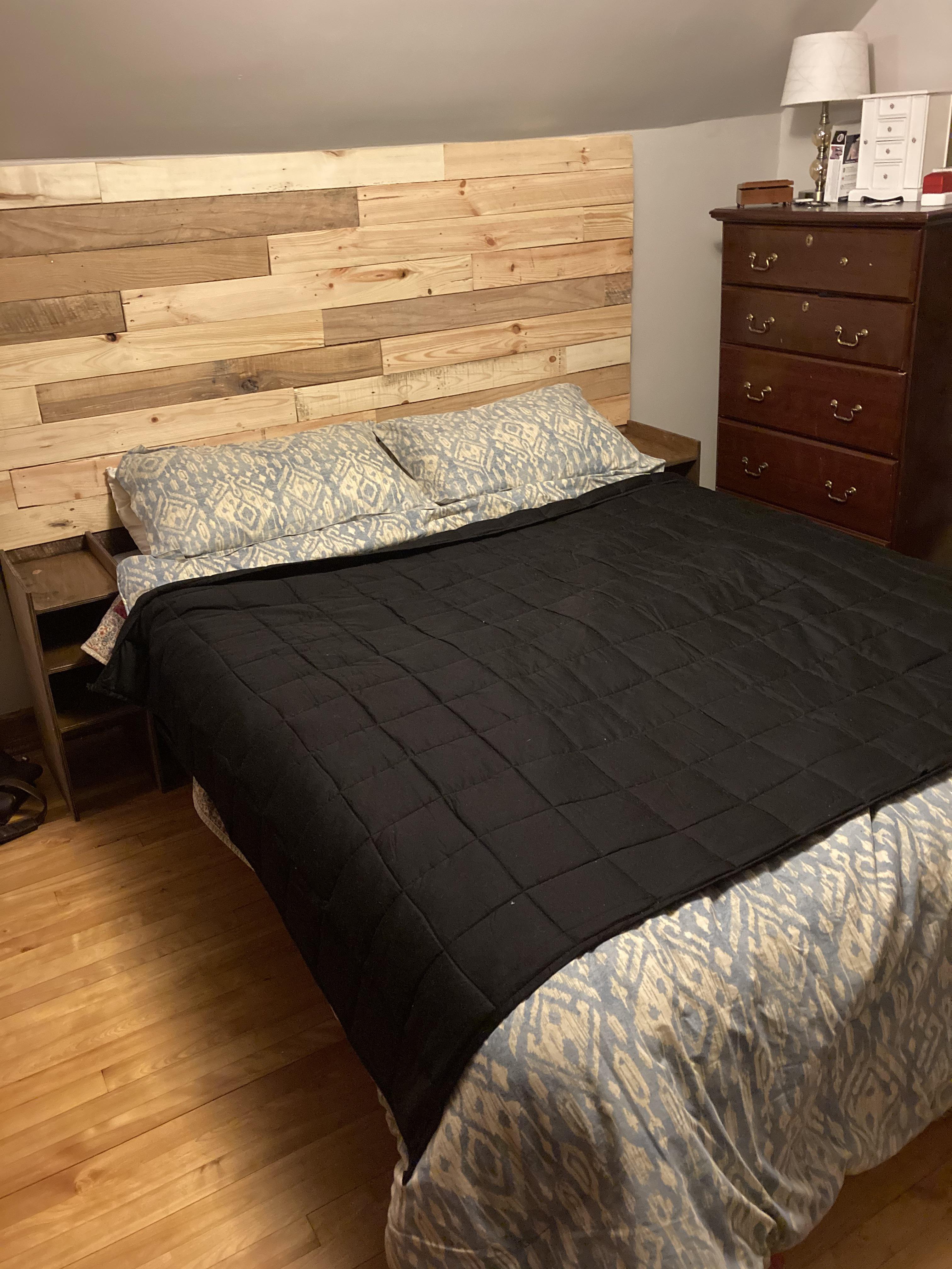 Made a custom headboard Scrolller