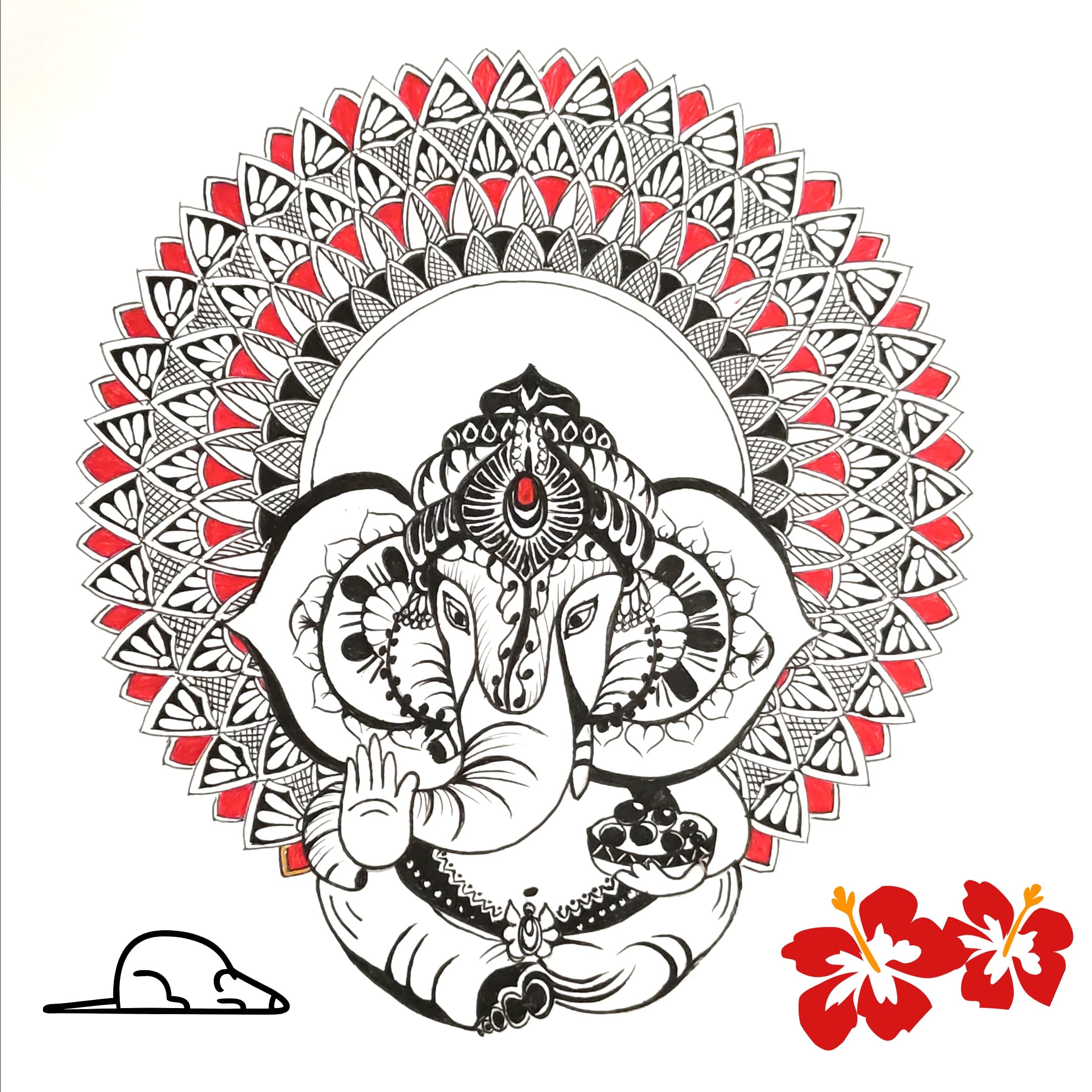 Mandala Art Ganesha 🌺🙏🏼 | Scrolller