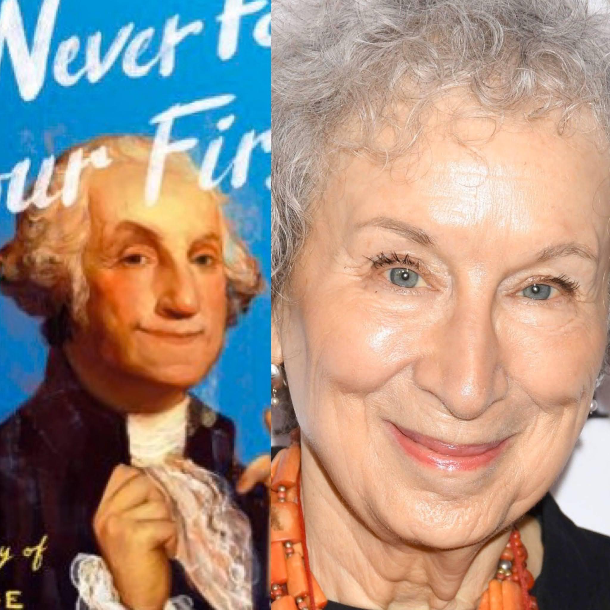 Margaret Atwood And George Washington Scrolller 