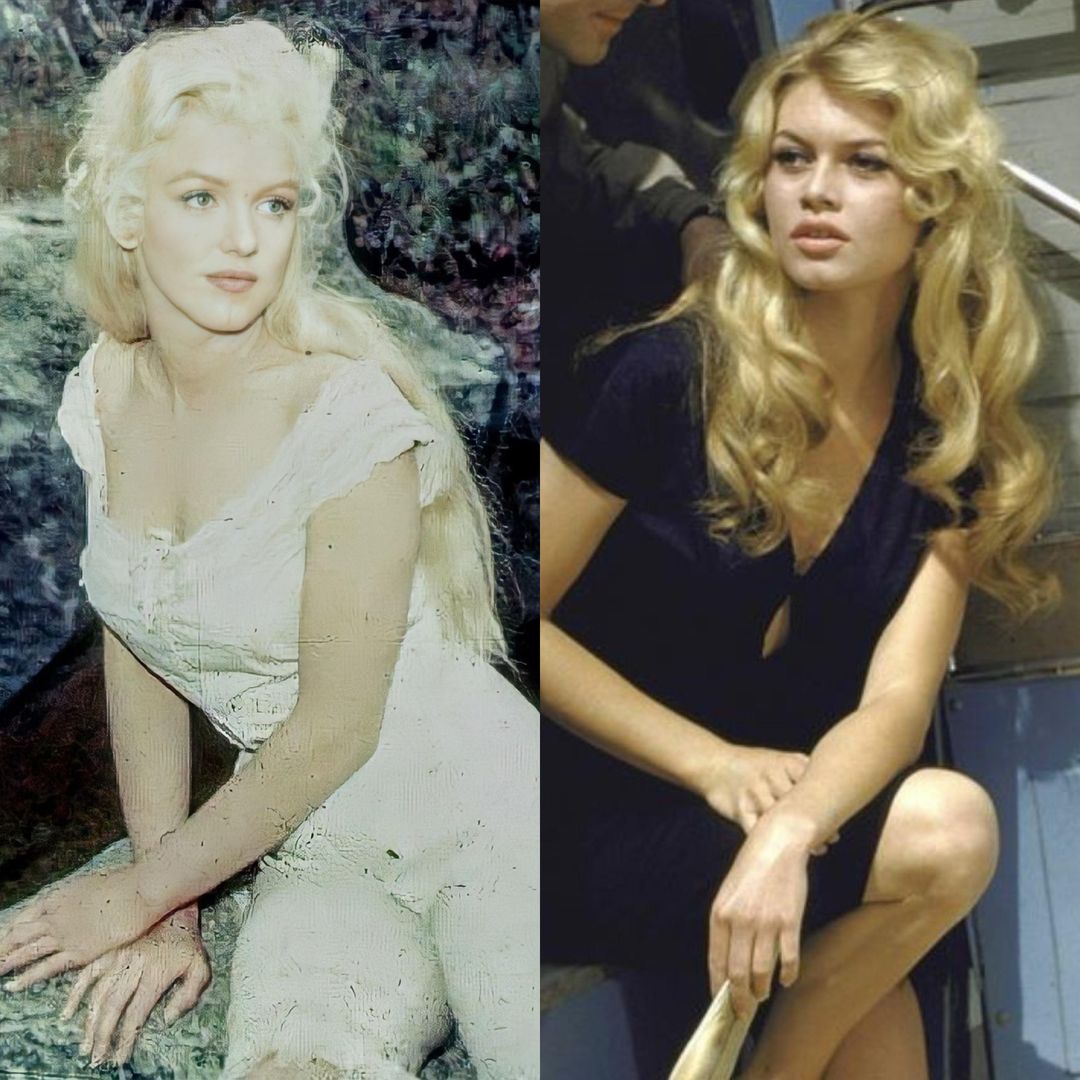 Marilyn Monroe vs Brigitte Bardot | Scrolller