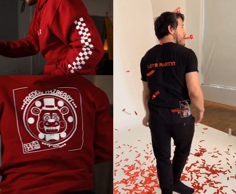 Mark showed off a preview of the FNaF x Cloak merch today! | Scrolller