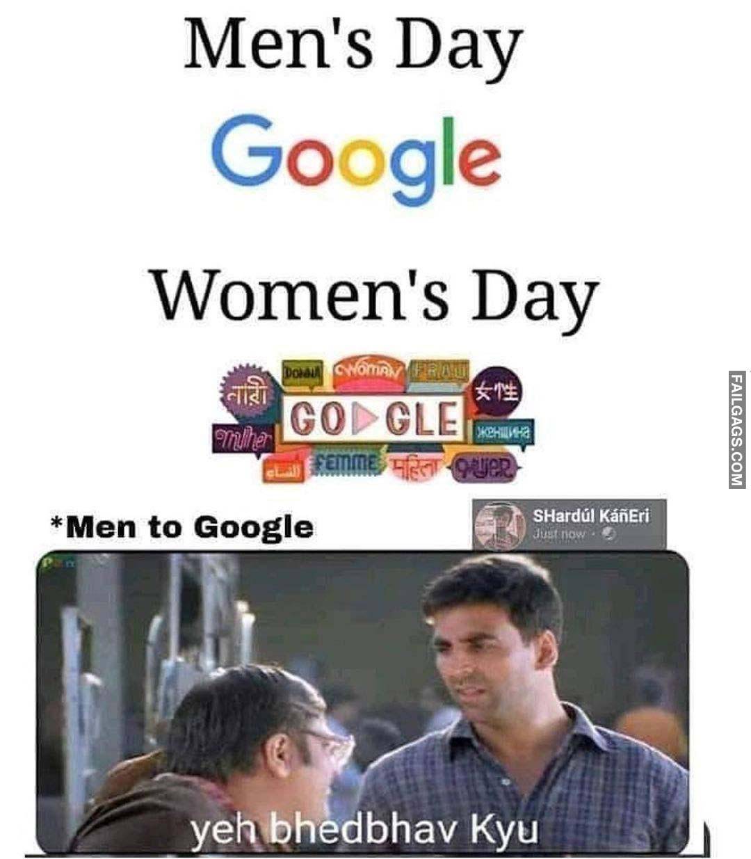 Men's Day vs Women's Day funny indian memes | Scrolller