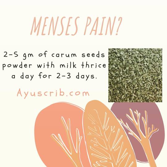 Menstrual cramps home remedy.