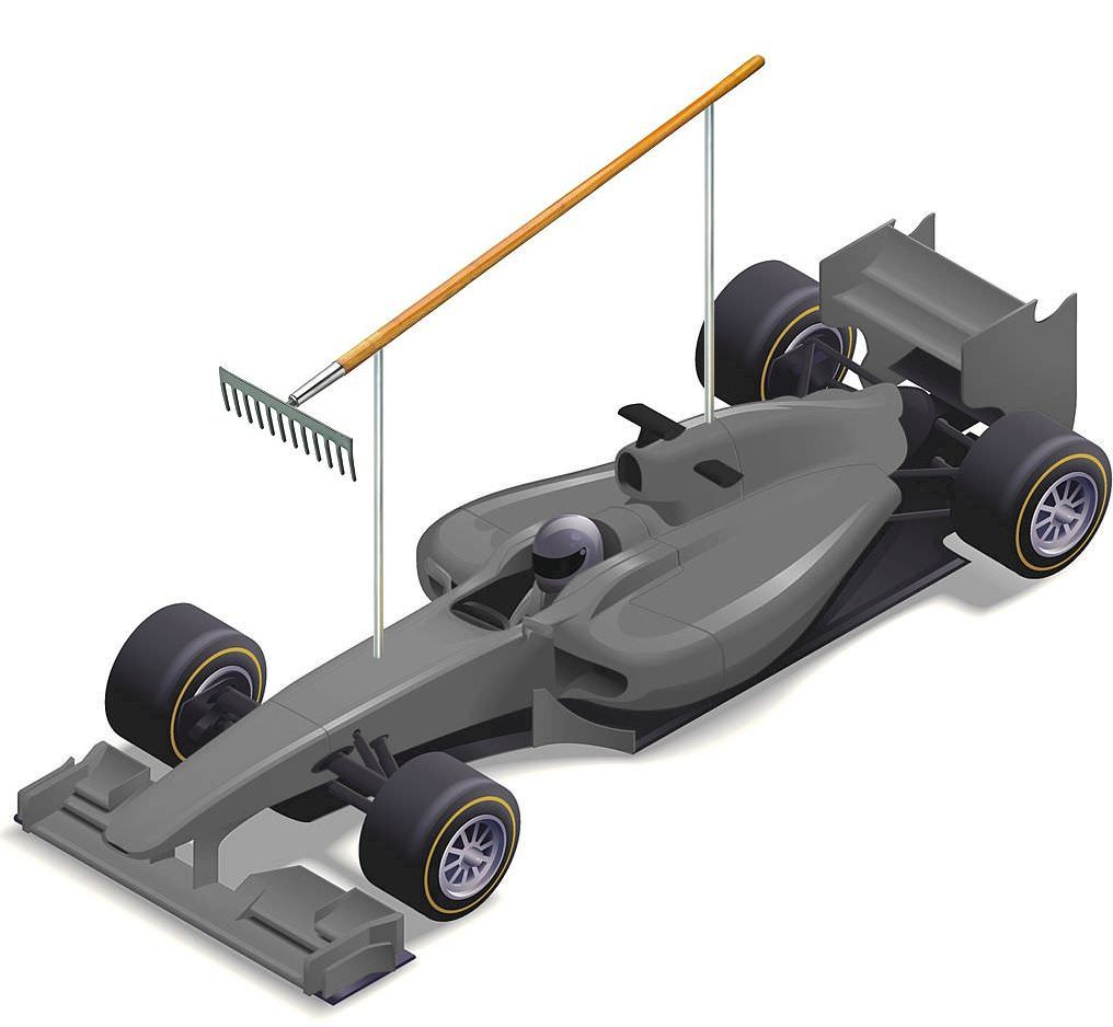 Mercedes' ultra-high rake concept | Scrolller