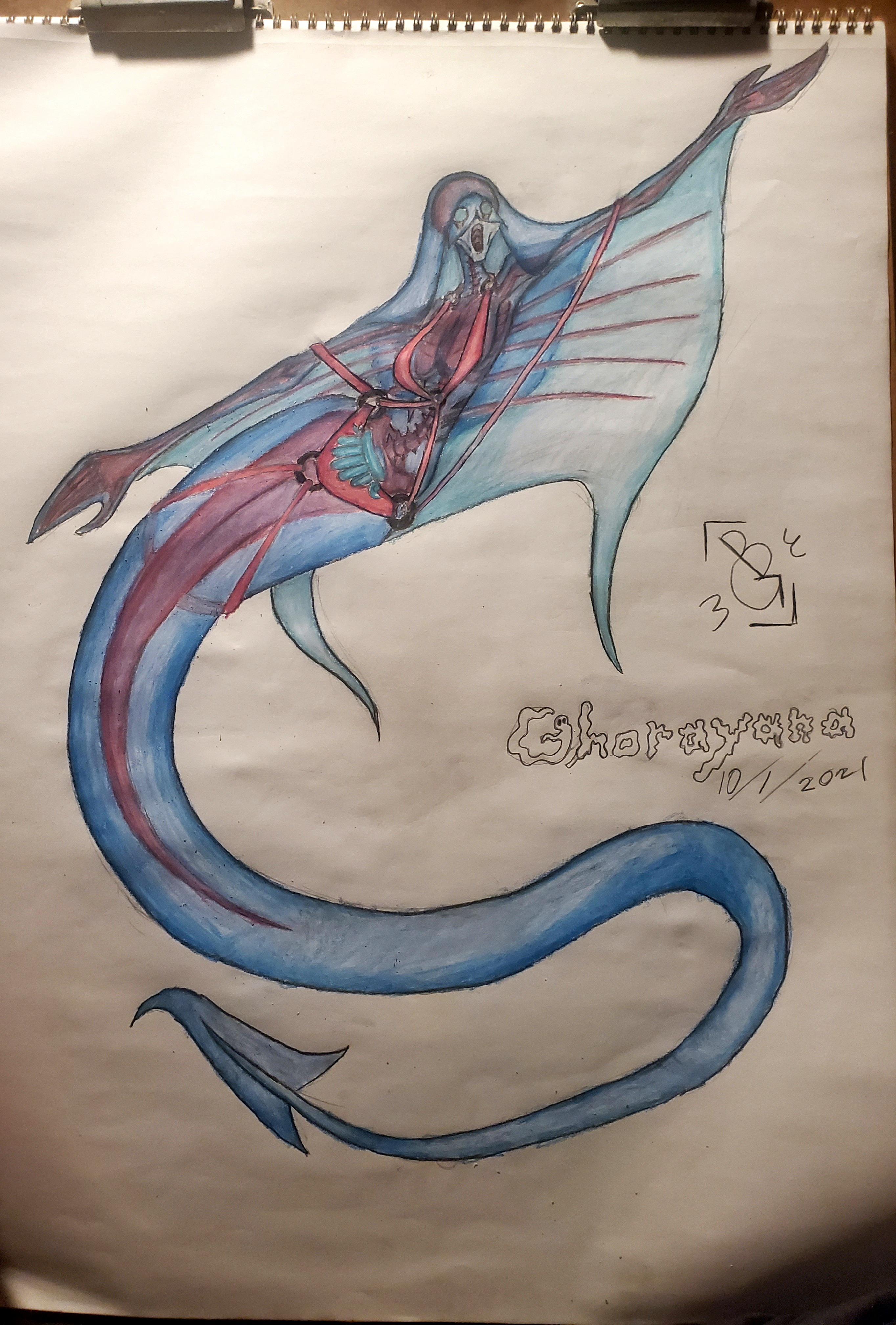 Mermaid that is based on the Ghost Ray from the game Subnautica I call ...