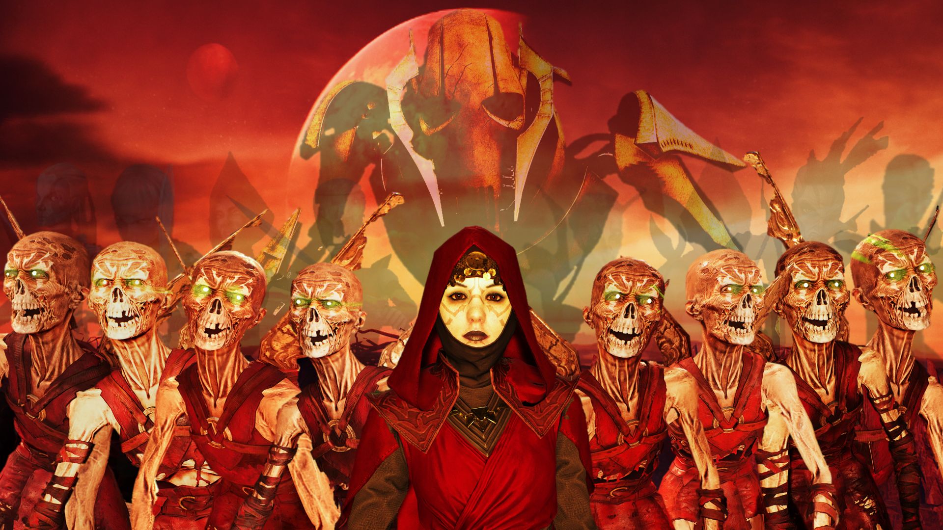 Merrin with her sisters that the "armored warrior" killed. Scrolller