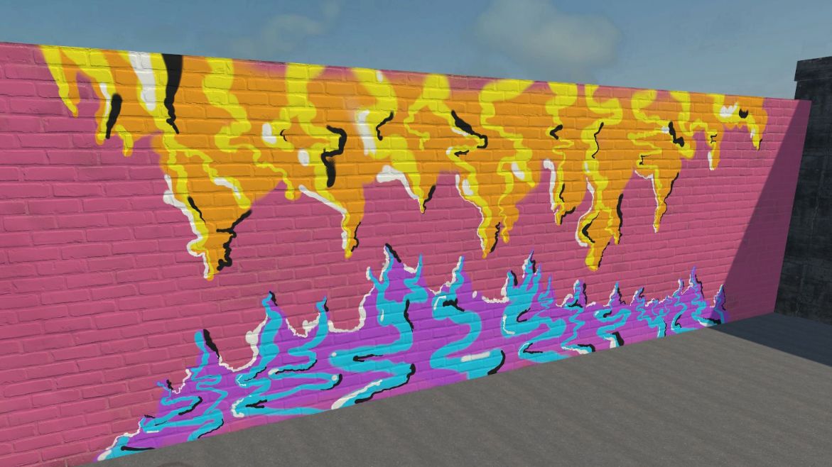 [Meta] Wow I'm making graffiti paintings in vrchat while my friends go ...