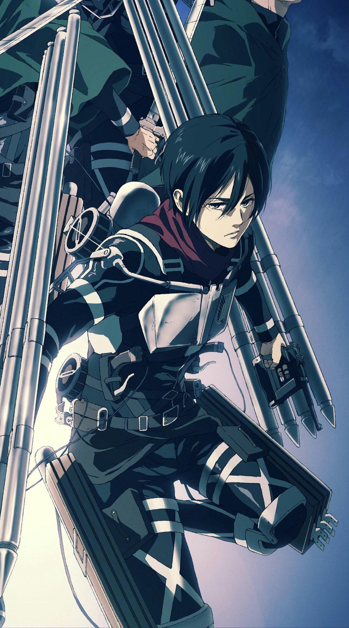 Mikasa from S4’s new key visual | Scrolller