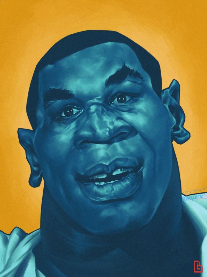 Mike Tyson. Requiren Artist: Tony Gbeulie | Scrolller
