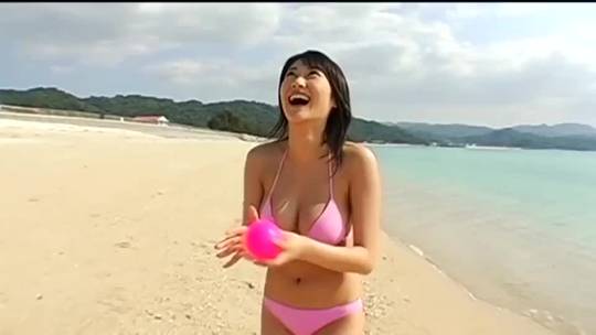 Mikie Hara 26 Seconds Of Bouncing Bikini Beach Boobs Scrolller