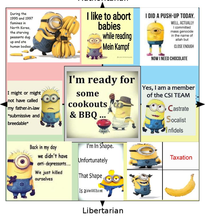 Minion Memes on the political Compass | Scrolller