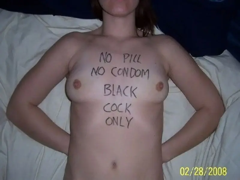 Mixed raceplay body writing and signs featuring Black and white women from JesusRaves