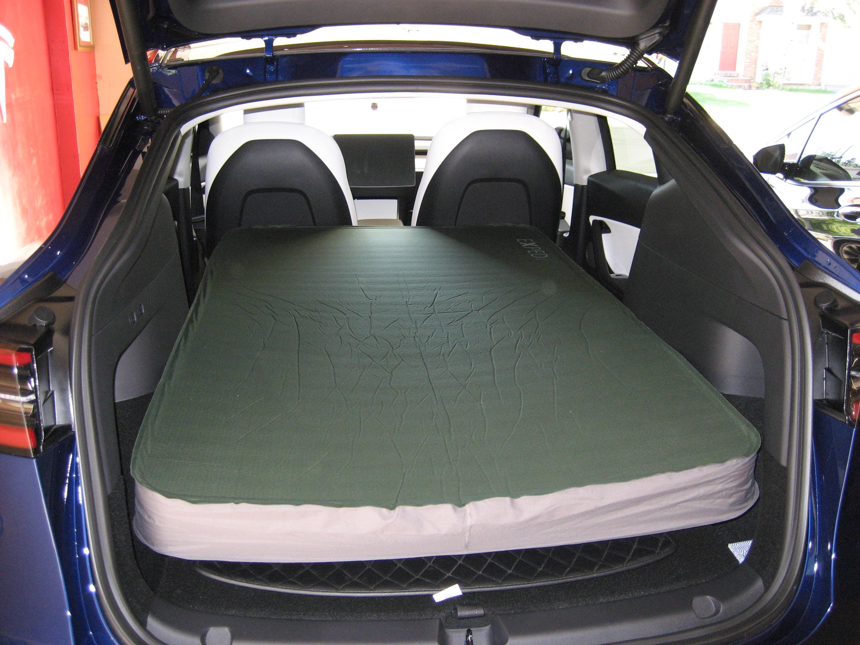 model Y + Exped Megamat duo (72x40.9) =Car camping & Road tripping ...