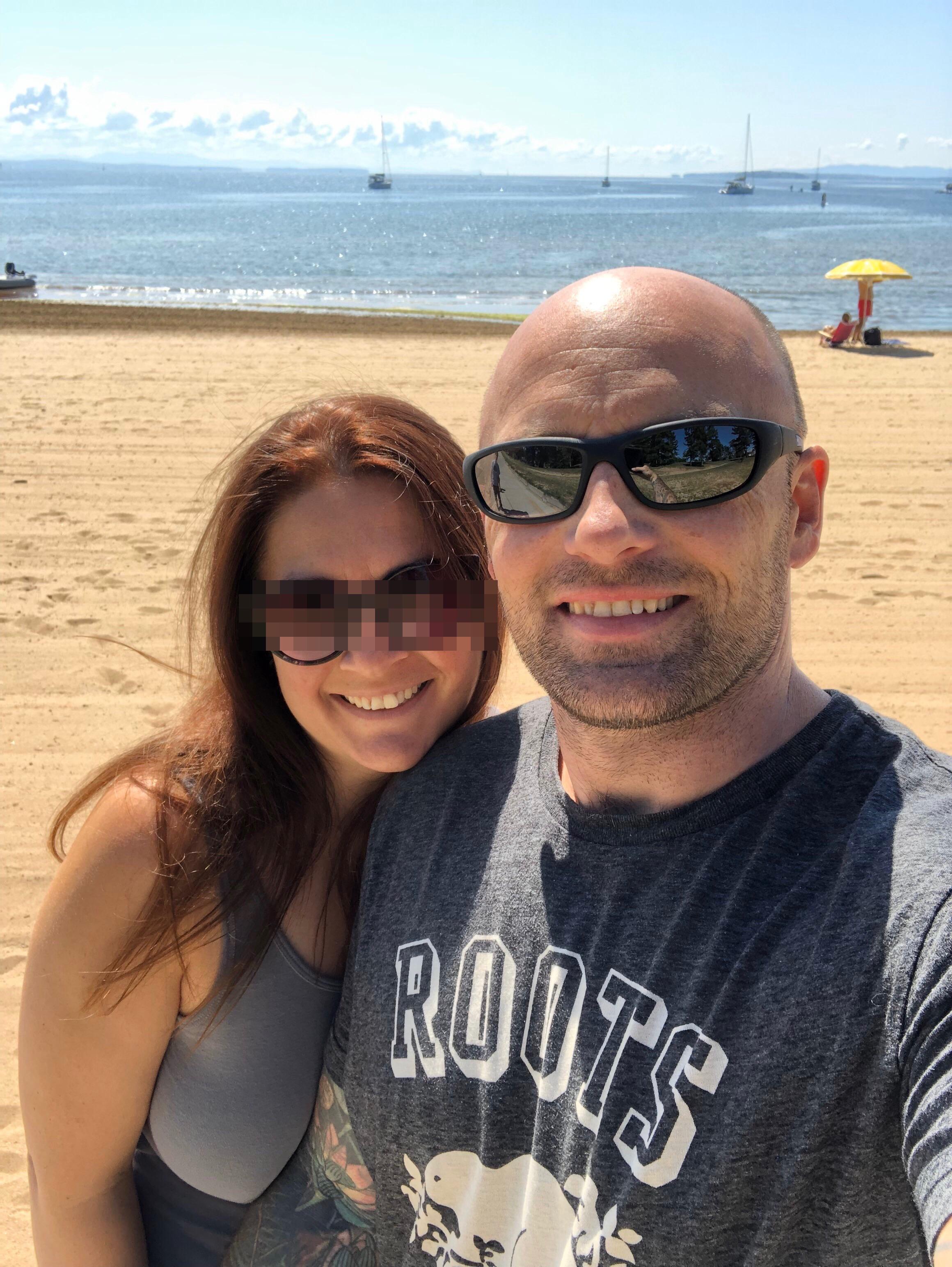 My 36 Wife No Bra At The Beach Scrolller