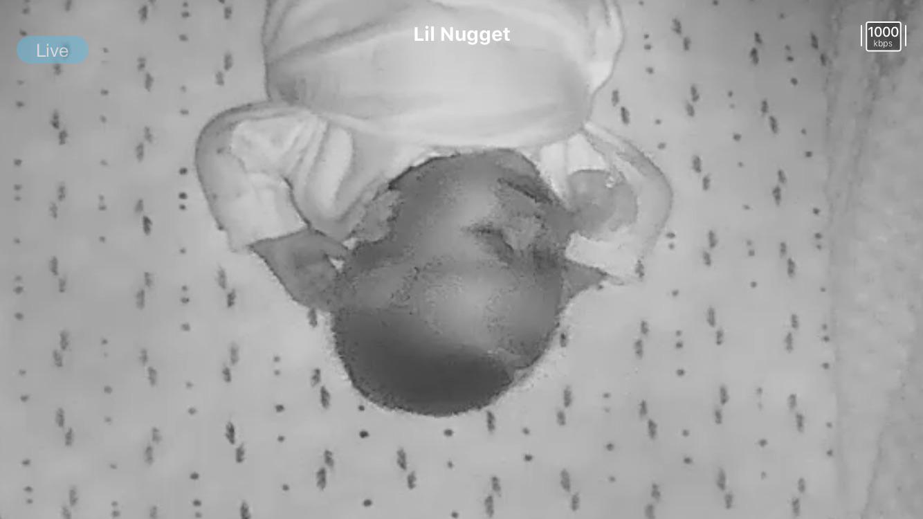 My baby spitting out the pacifier.... Scrolller