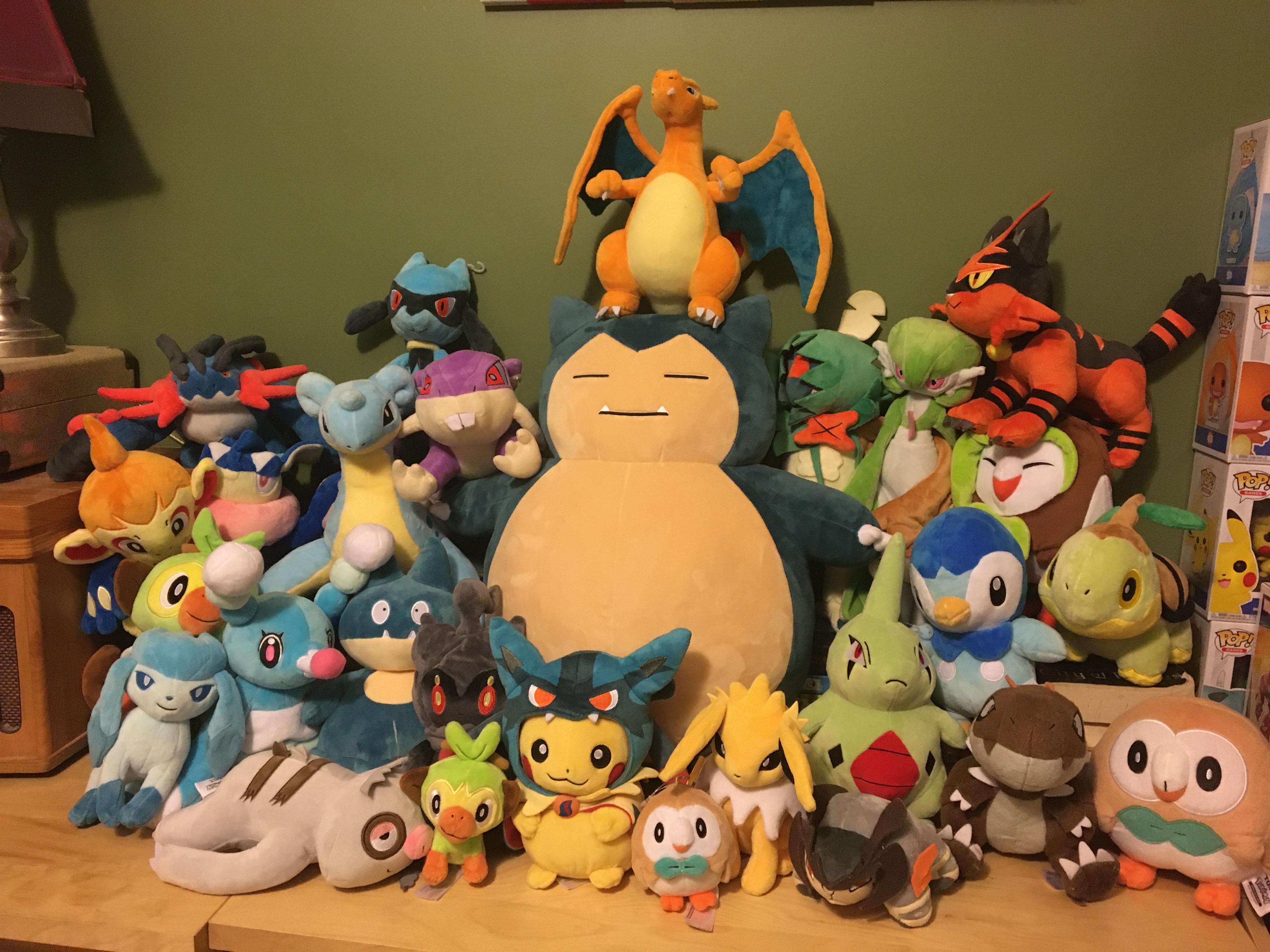 My Entire Pokémon Plush Collection My First: Mega Swampert, My Latest