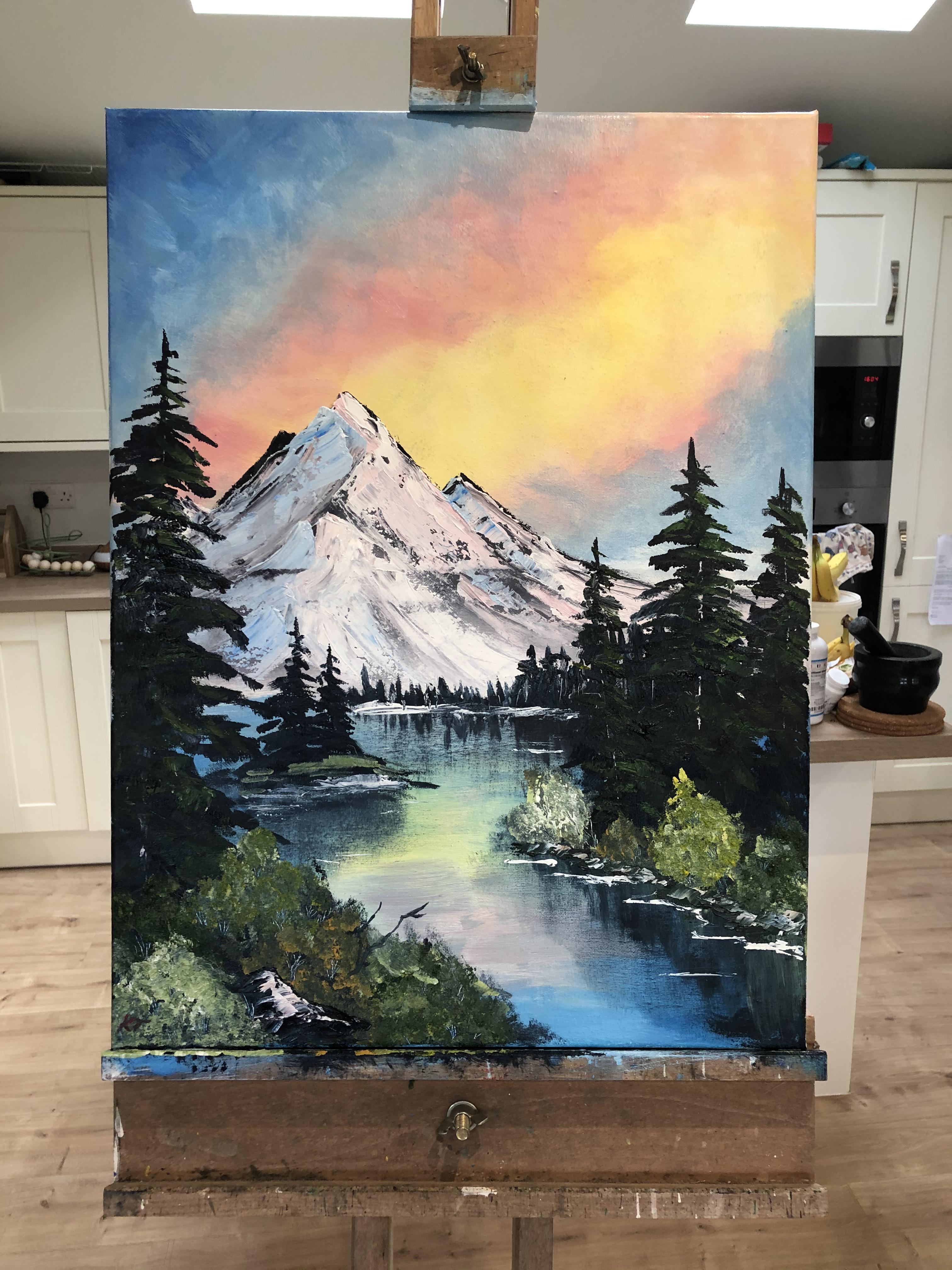 My First Ever Bob Ross Painting Scrolller   My First Ever Bob Ross Painting 44bz4a4b9y 