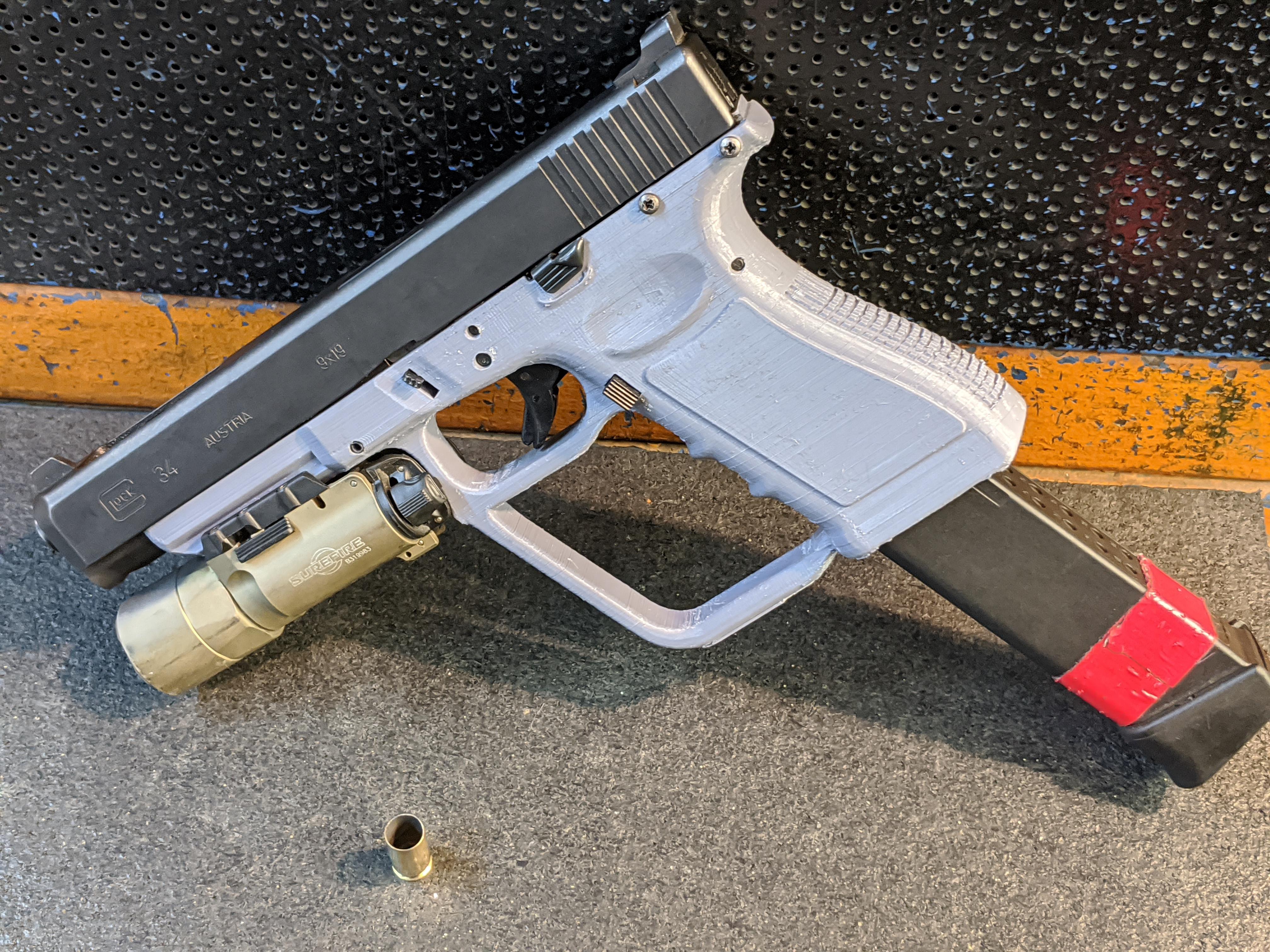3D Printed Glock 19 Frame - 7g7z2kt