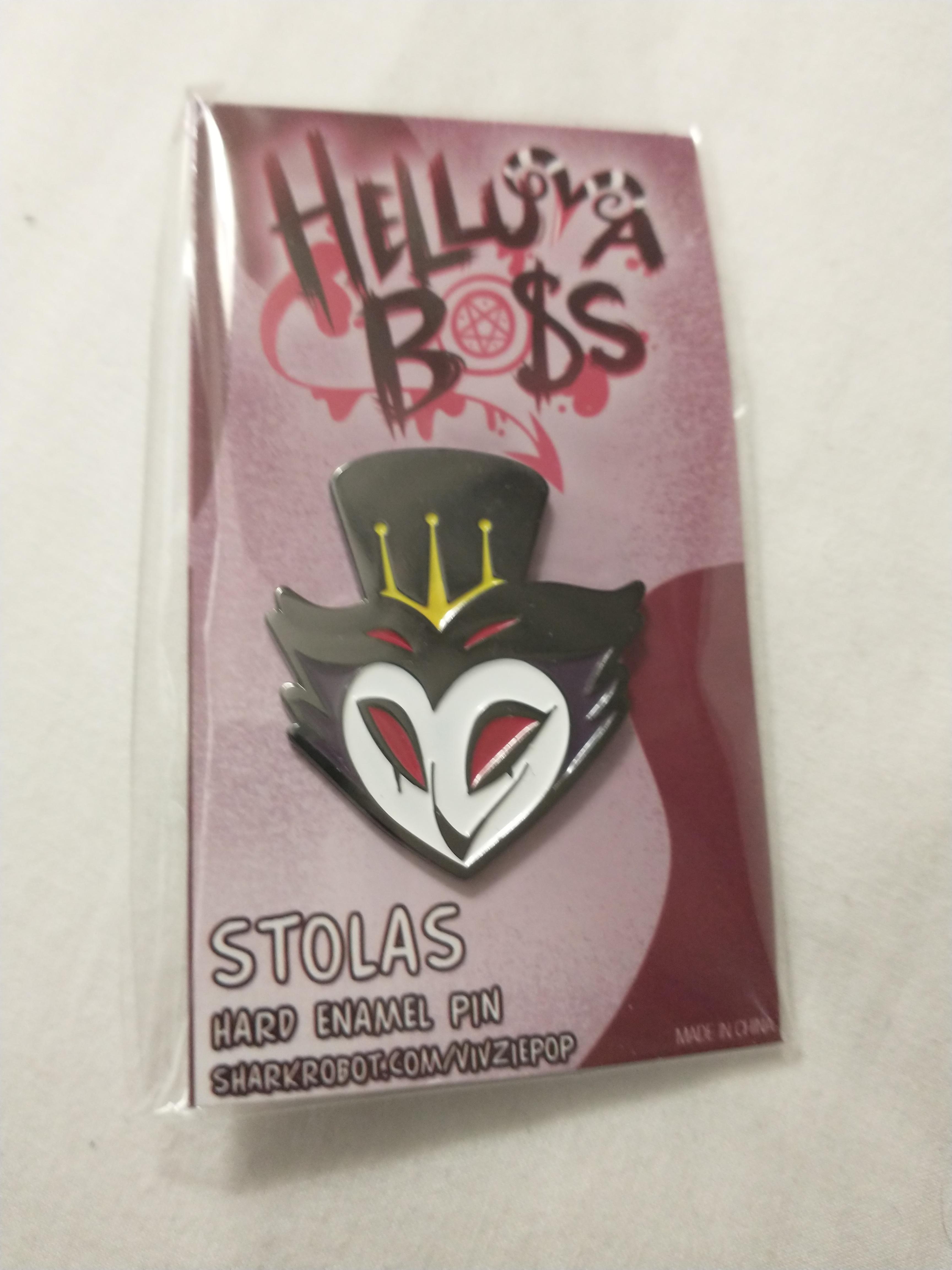 My first piece of official merch is a Stolas pin | Scrolller