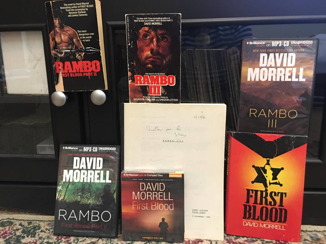 Rambo Transcript My Rambo novel and audiobooks, plus rare early original Rambo III ...