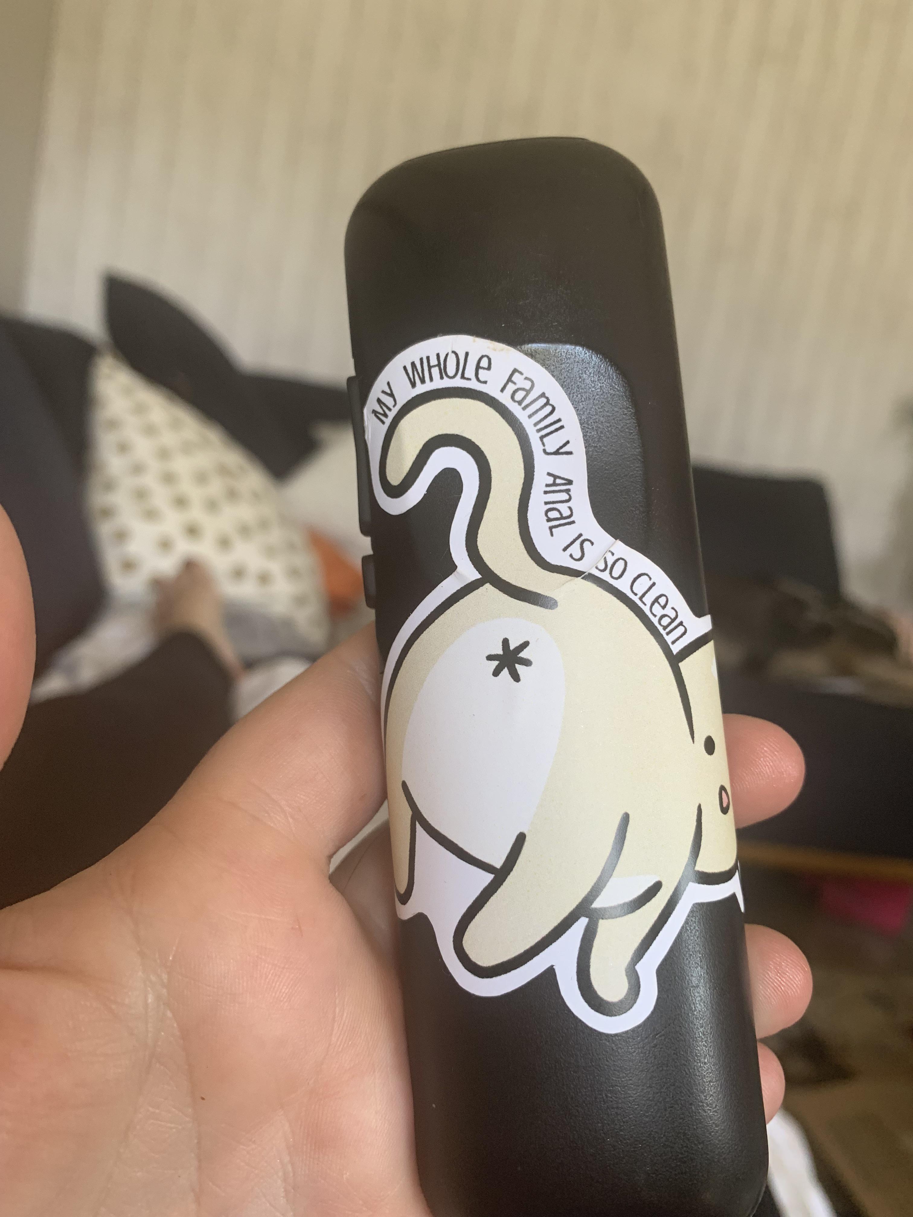 My remote sticker 😂 | Scrolller