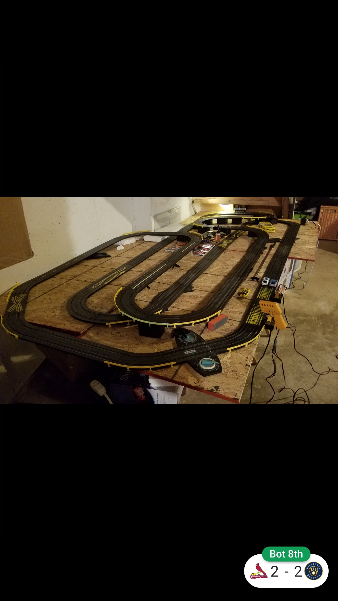 My Tyco slot car track lay out Scrolller