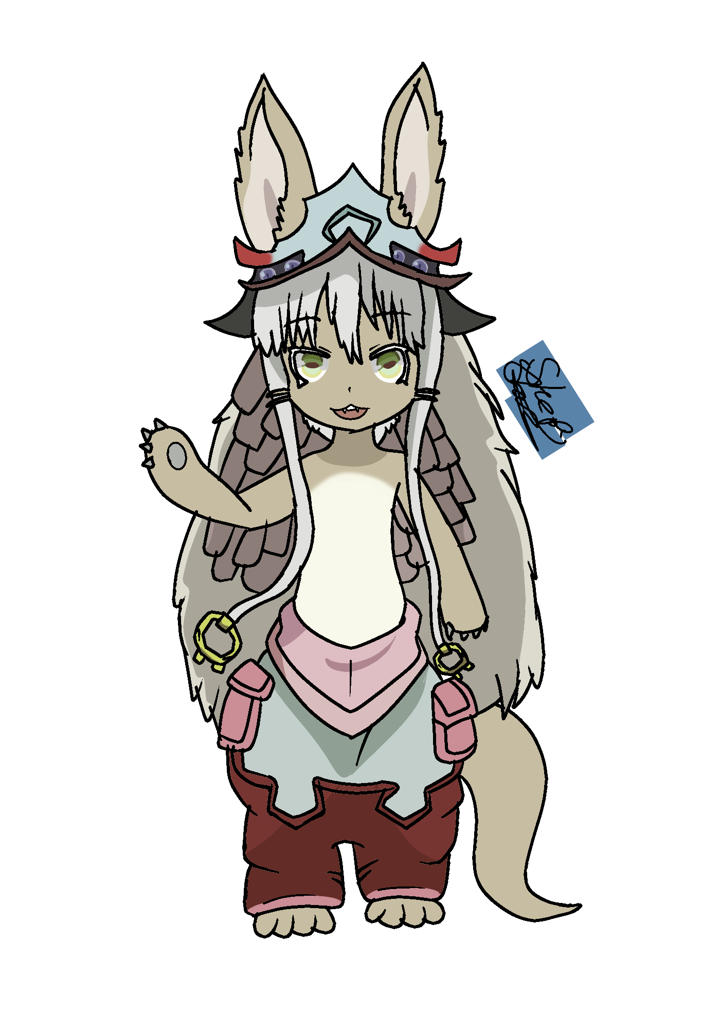 Nanachi Fanart From Made In Abyss I Did Last Night Fanart Scrolller