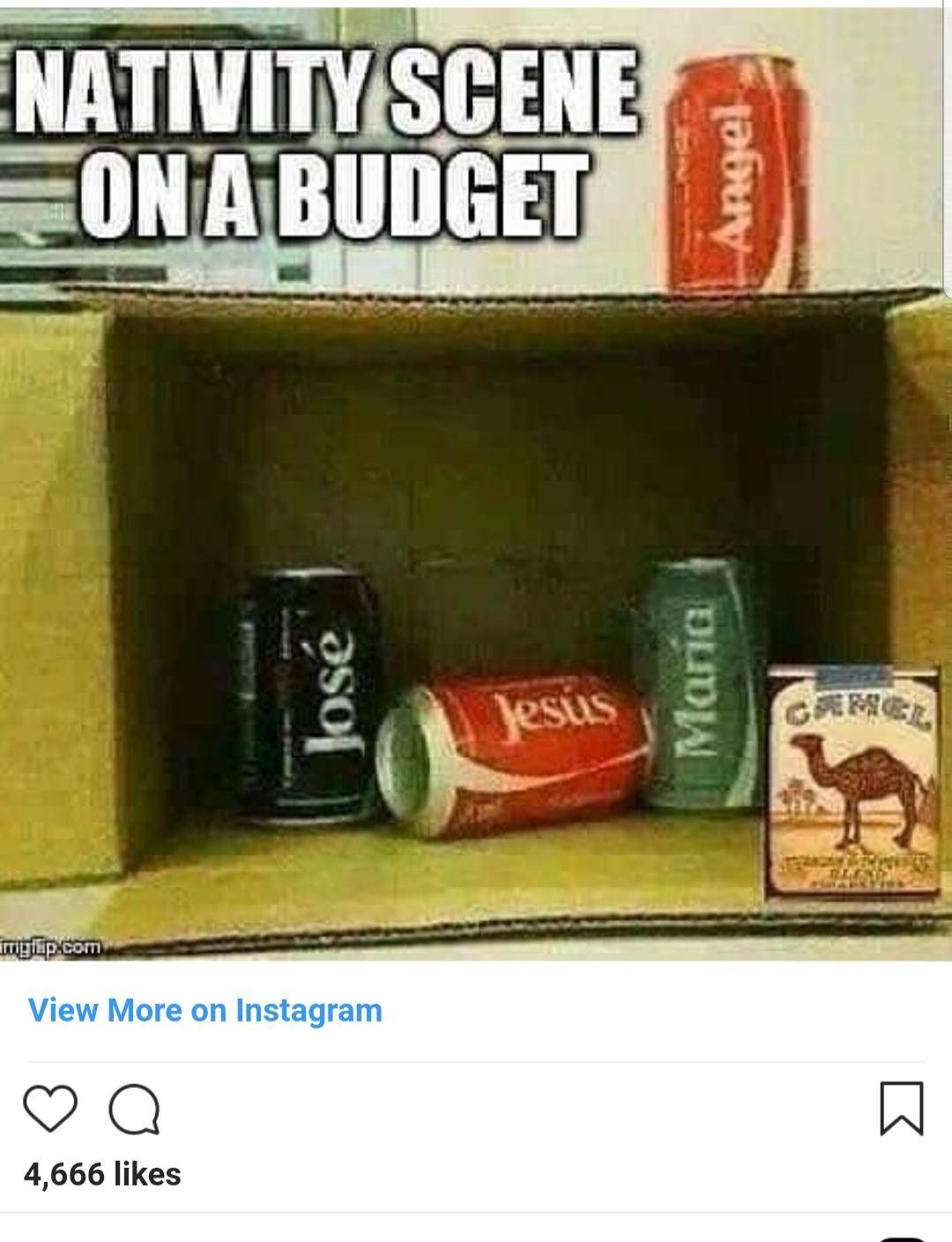 Nativity Scene on a budget Scrolller