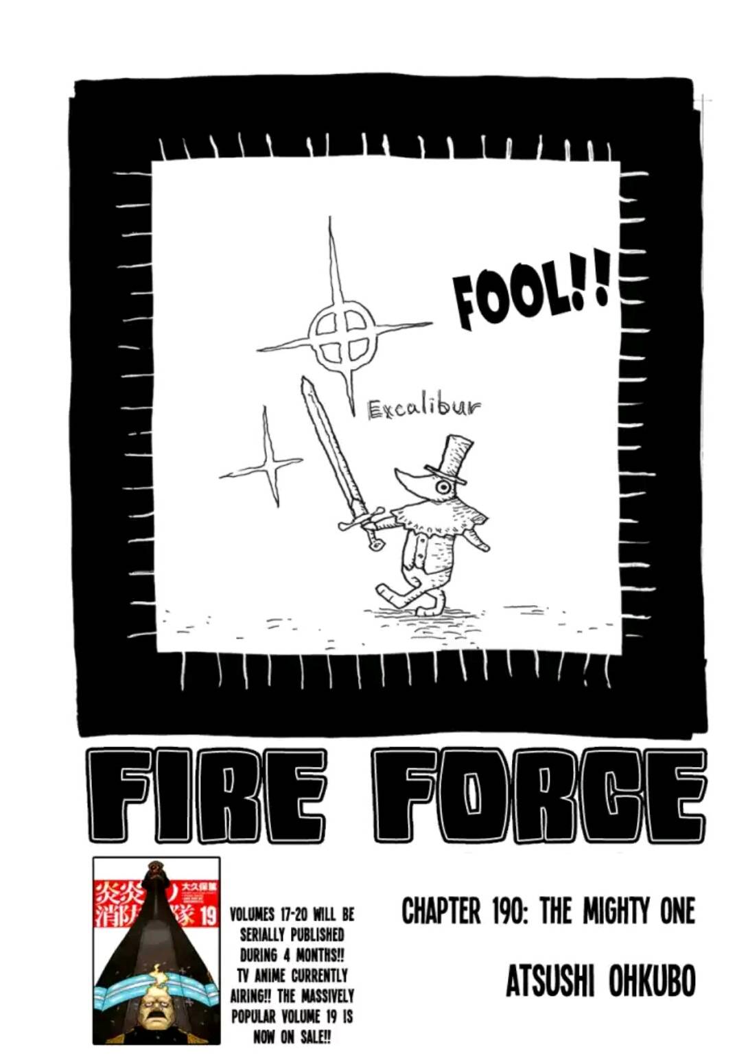 new fire force chapter has excalibur | Scrolller