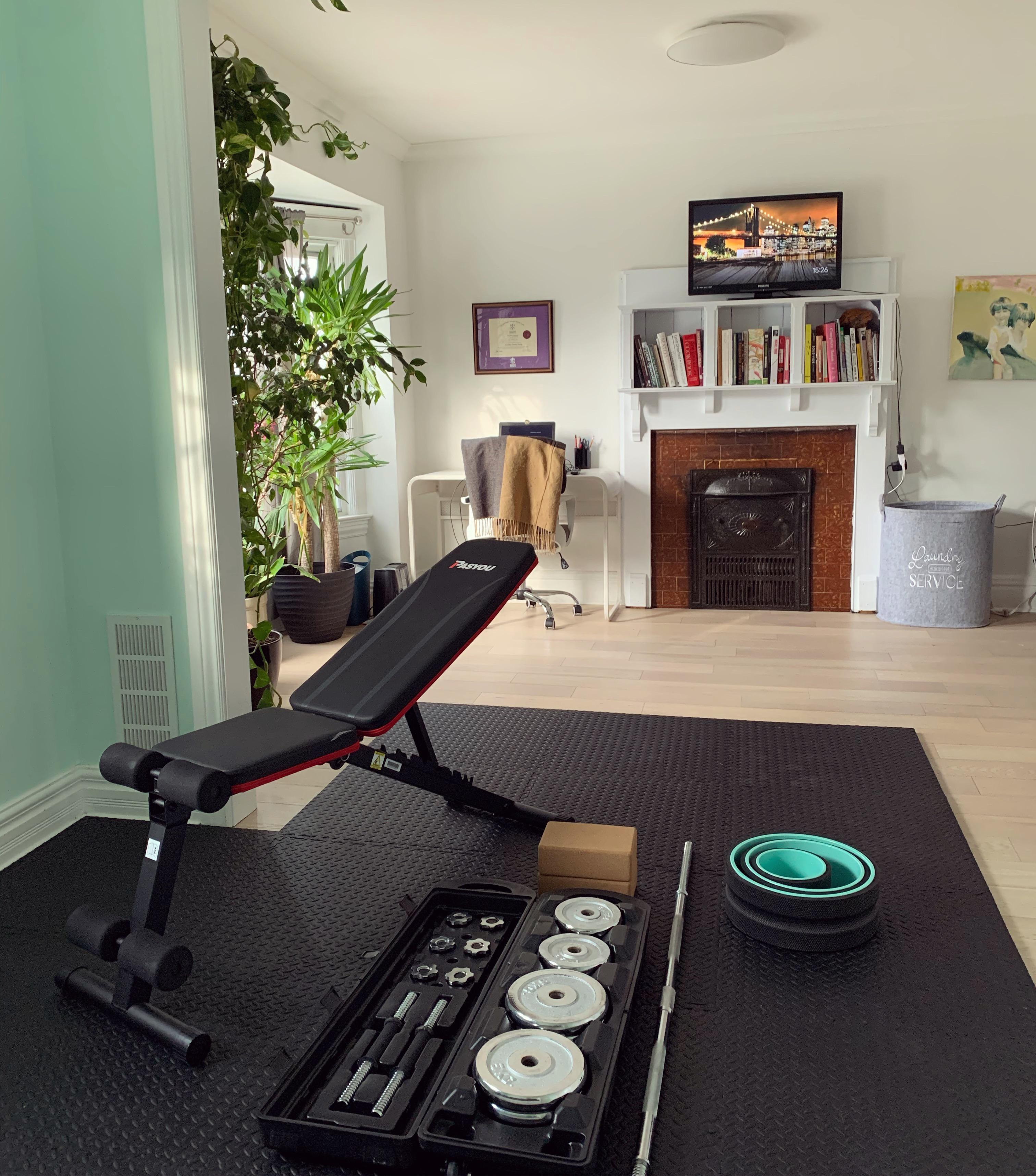 New Home Gym, Ontario, Canada Scrolller
