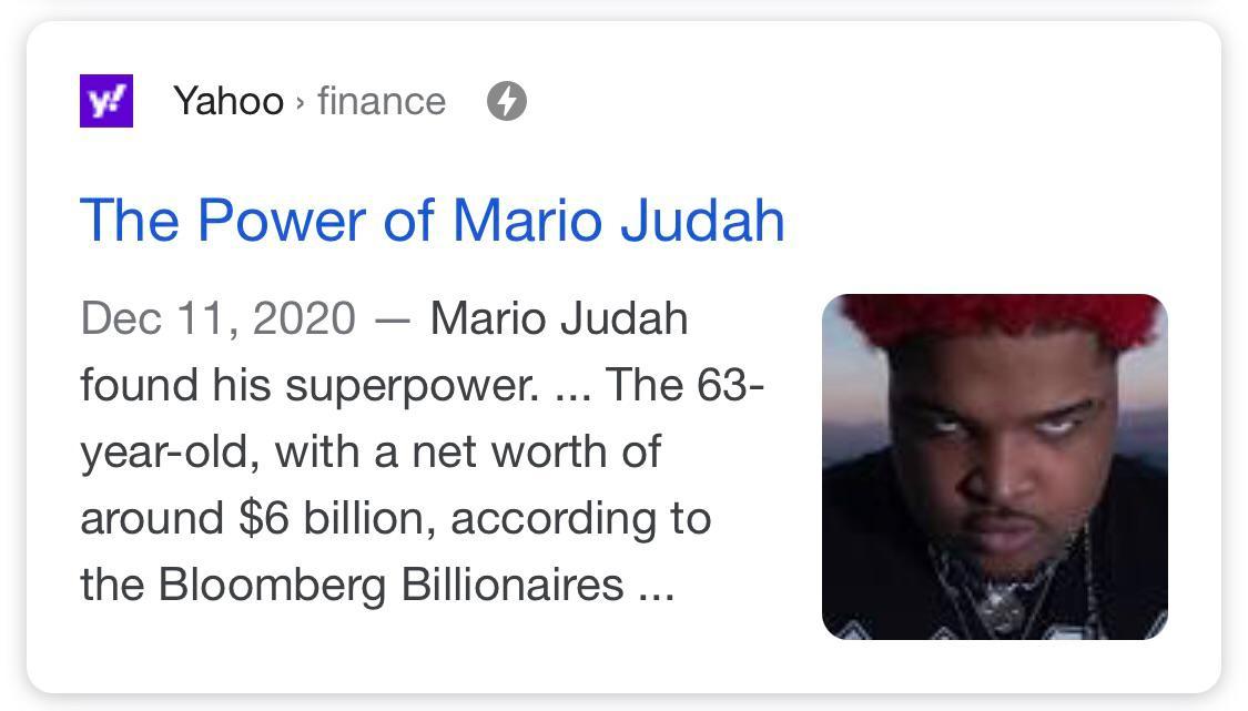 New Mario Judah update leaked Scrolller