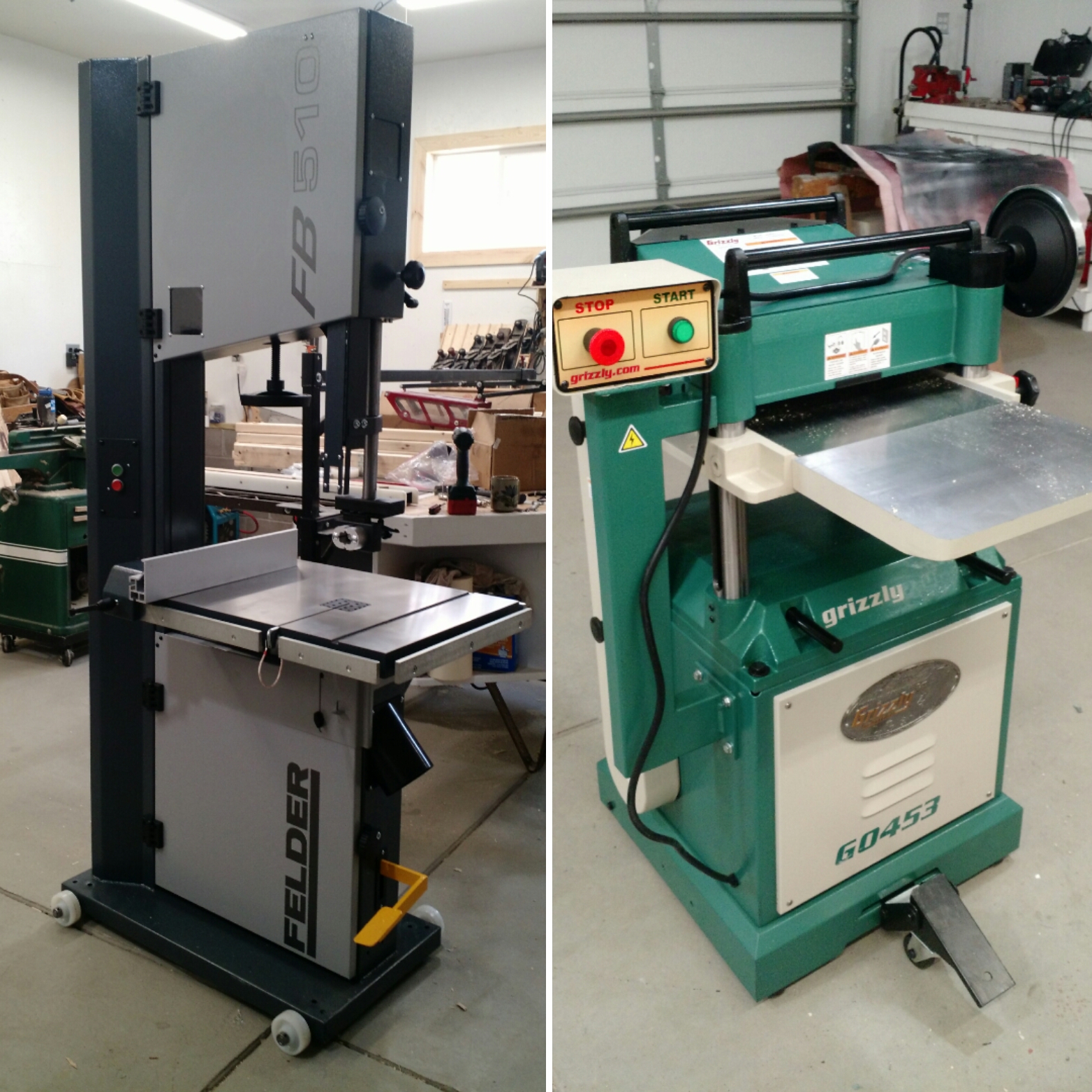 New Planer and Bandsaw [1564x1564] OC Scrolller