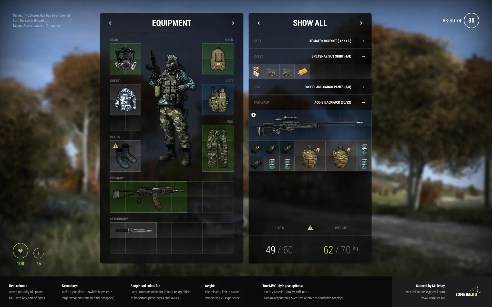 New UI Concept By MulleBoy x-post Zombies.nu | Scrolller