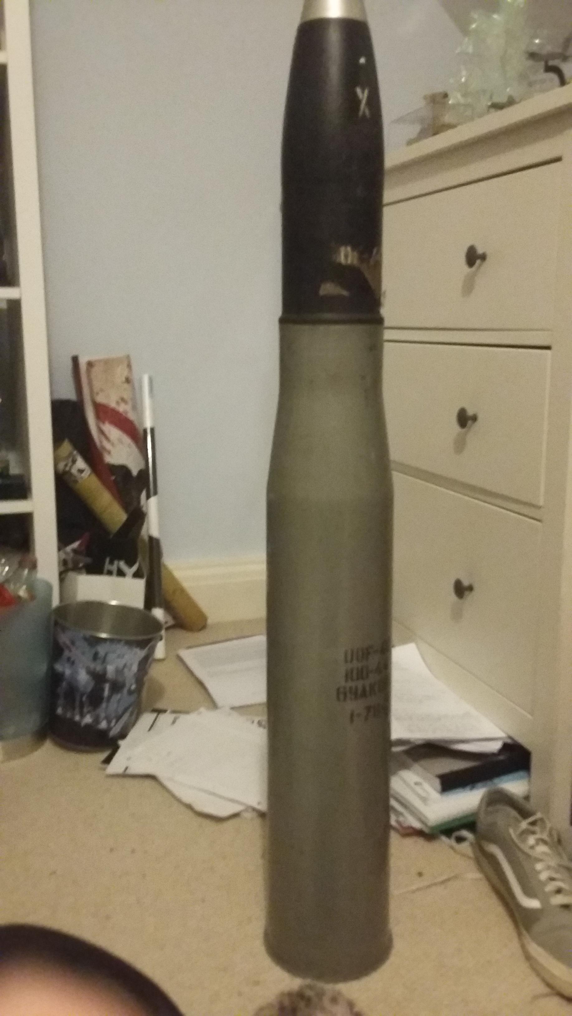 T55 Shell Not exactly a tank. But I thought I would share something cool I own ...