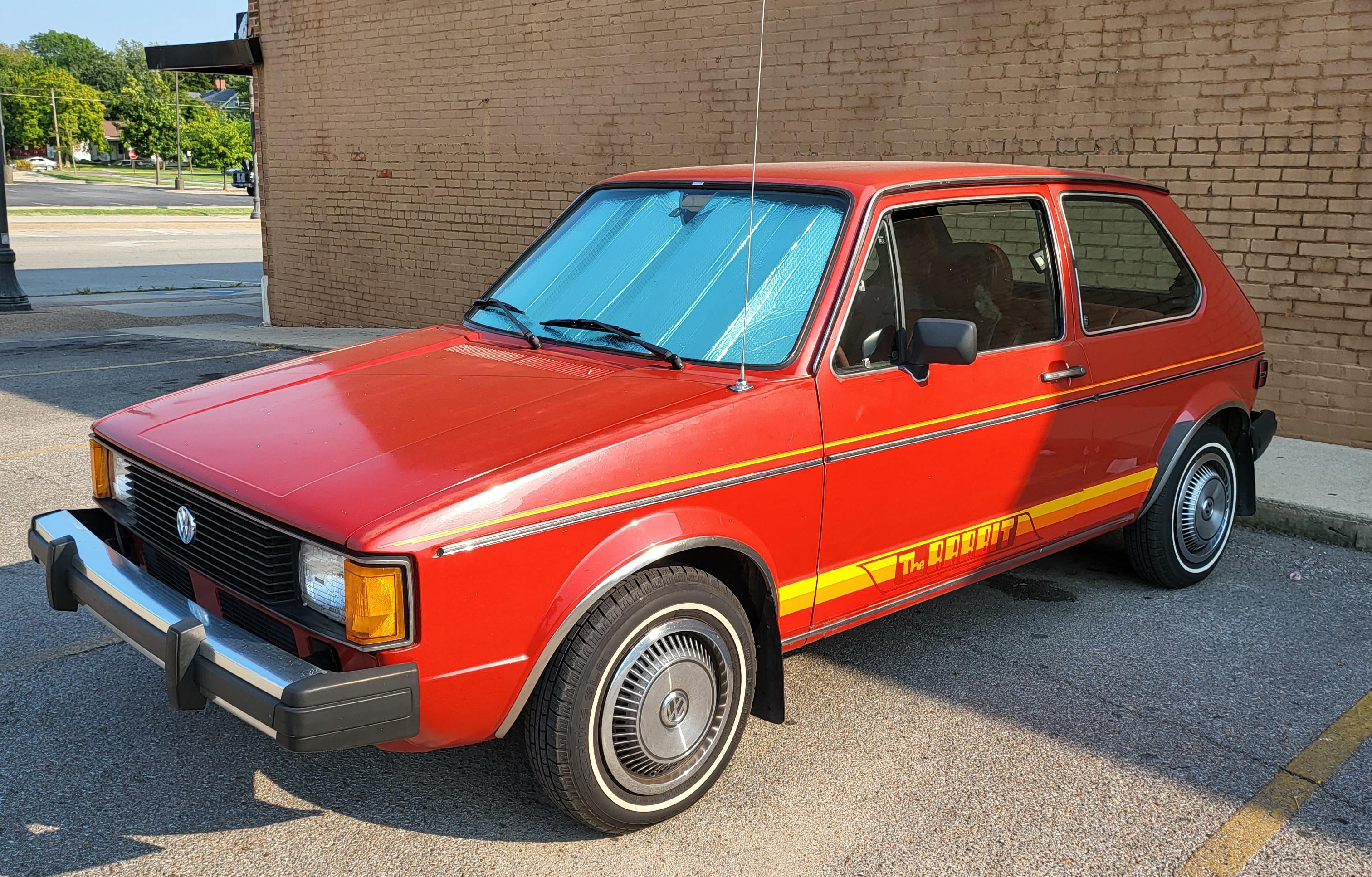 Not what you normally see here.... But I haven't seen a VW Rabbit in ...