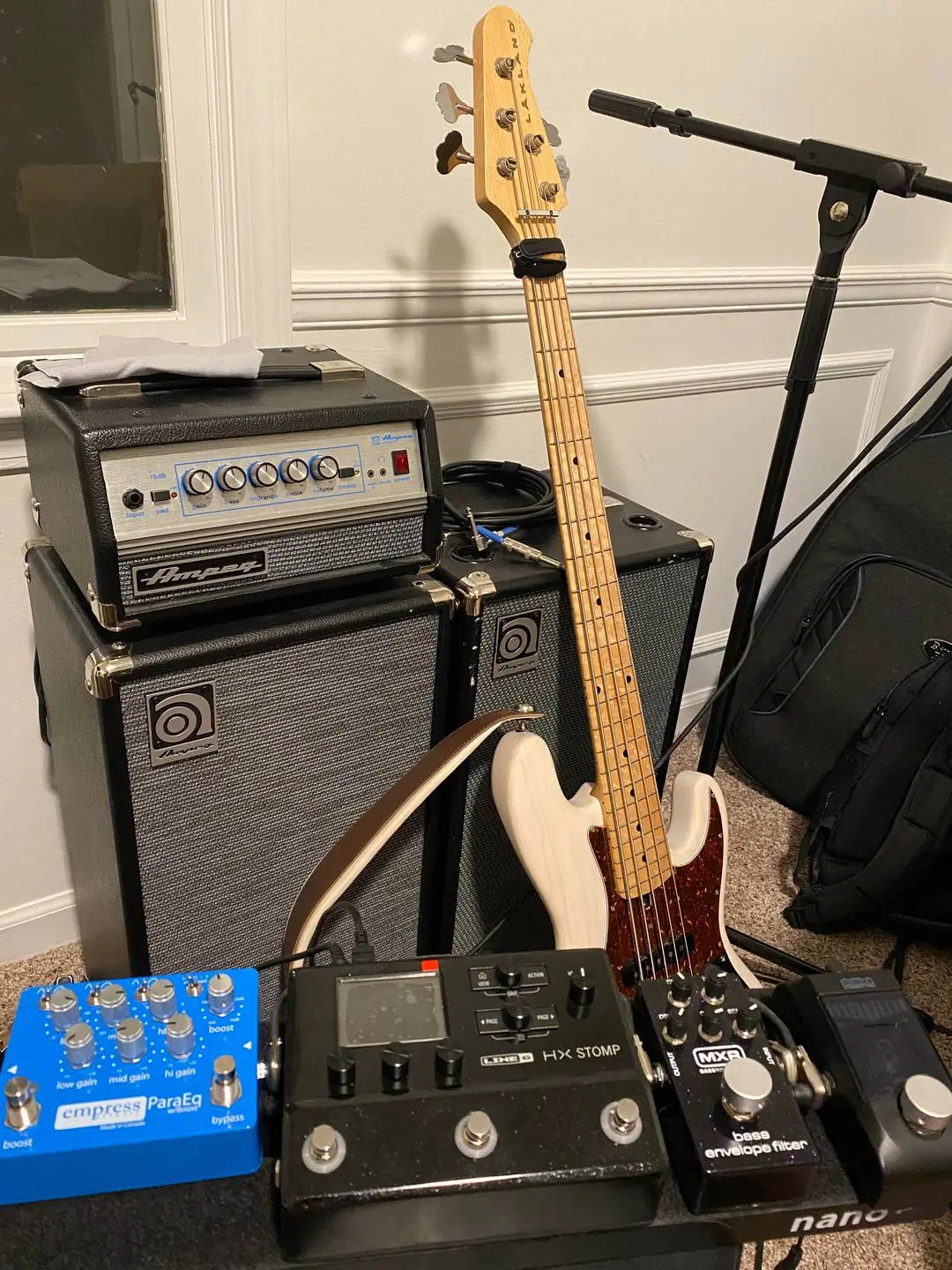 Stomp Ton NPD: Line 6 HX Stomp replacing a ton of pedals for the fly rig. Empress ...