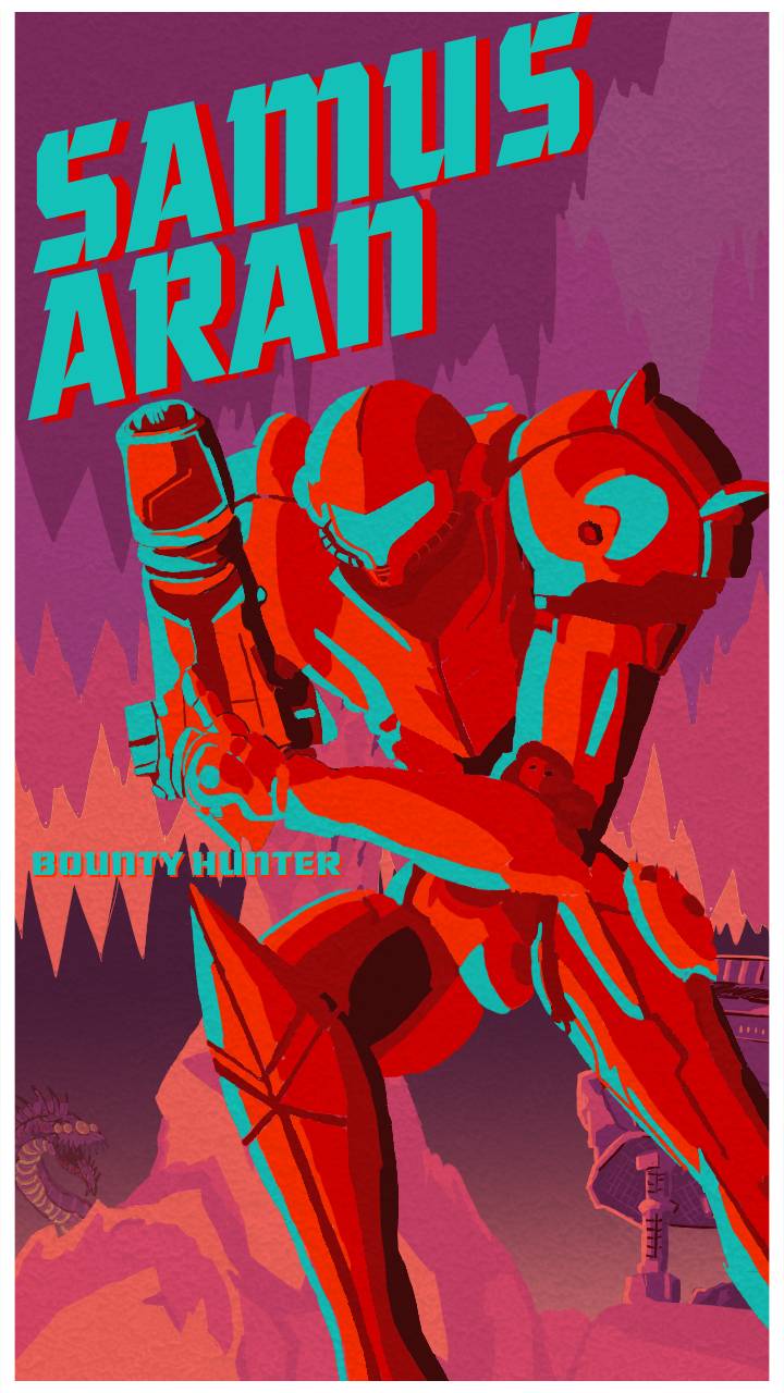 [OC] Samus Aran: Bounty Hunter Poster I made | Scrolller