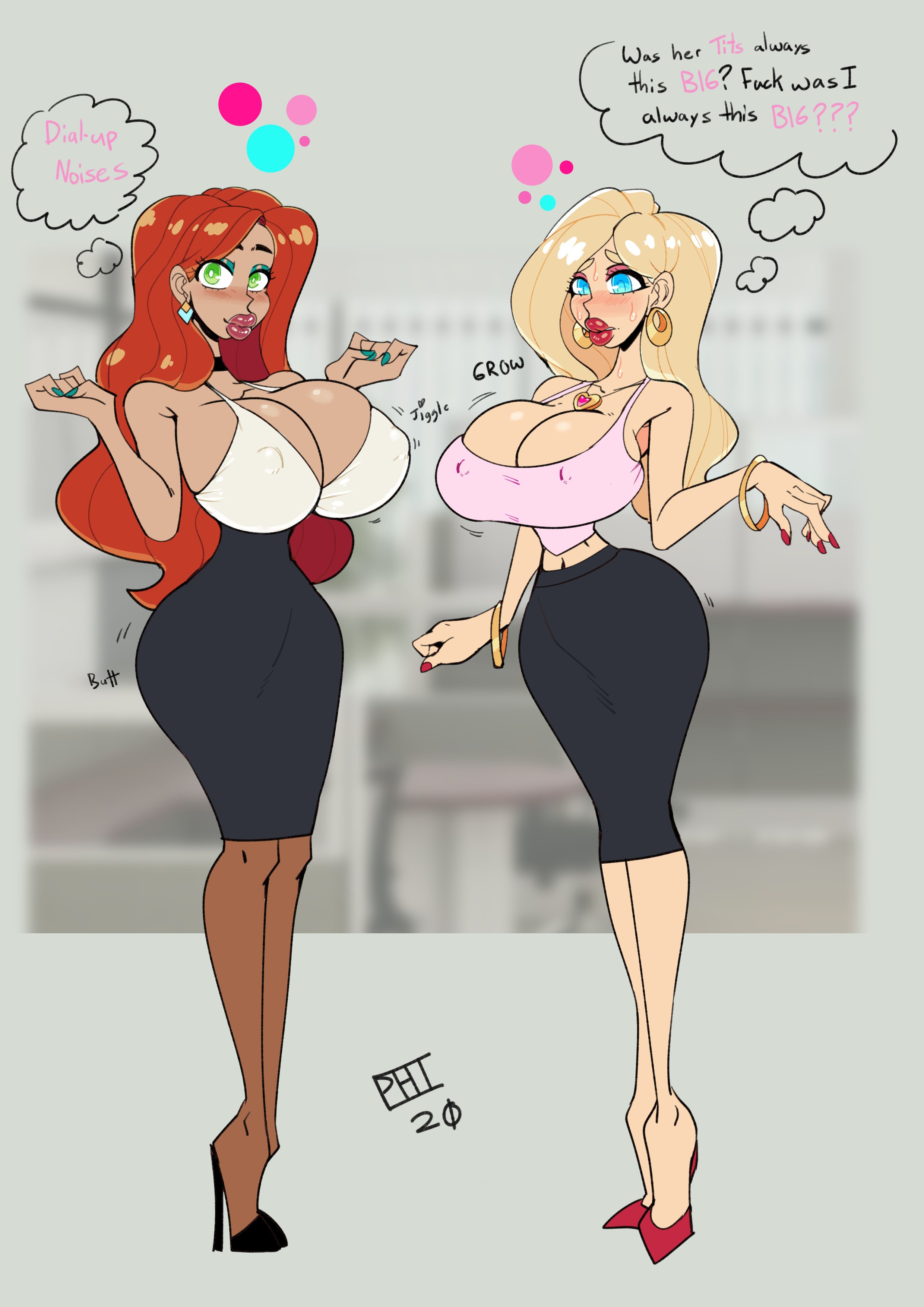 Bimbofication breast expansion